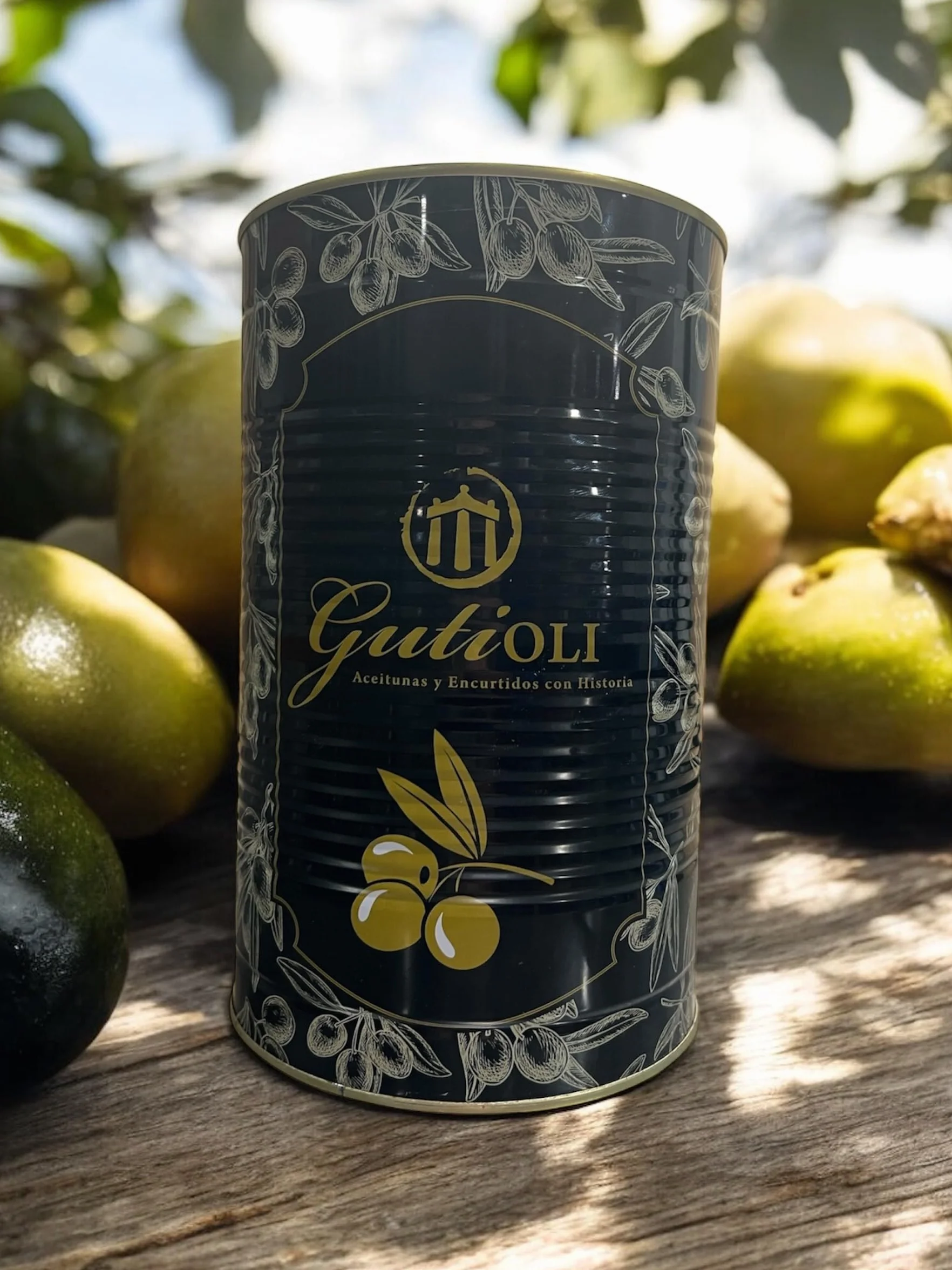 Miroliva Aceitunas Gordal Picantes Las Cachonditas XXL Lata 4,25 kg Peso Escurrido 2 kg Aperitivo Gourmet Pack 1 Lata