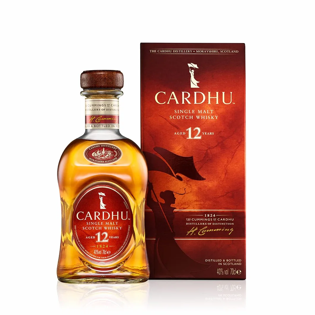 CARDHU 12 años whisky escocés single malt 700 ml
