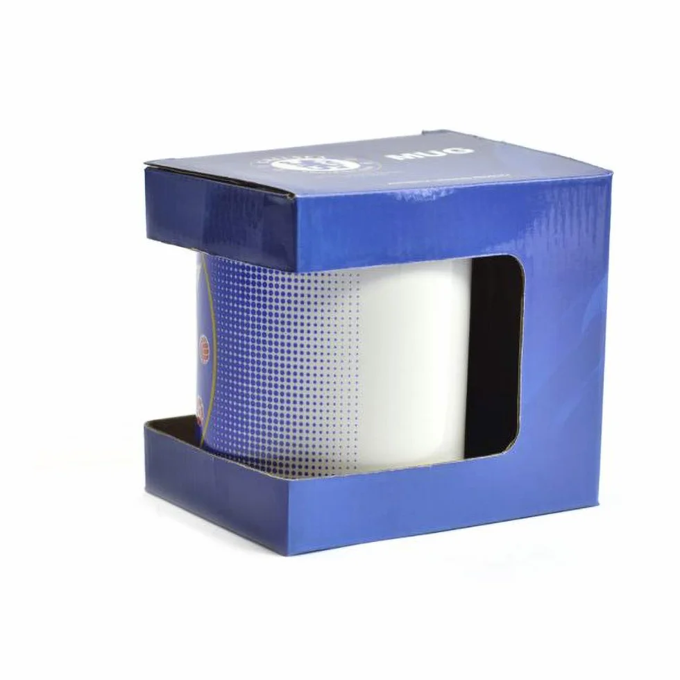 Chelsea FC Taza diseño halftone Azul Blanco