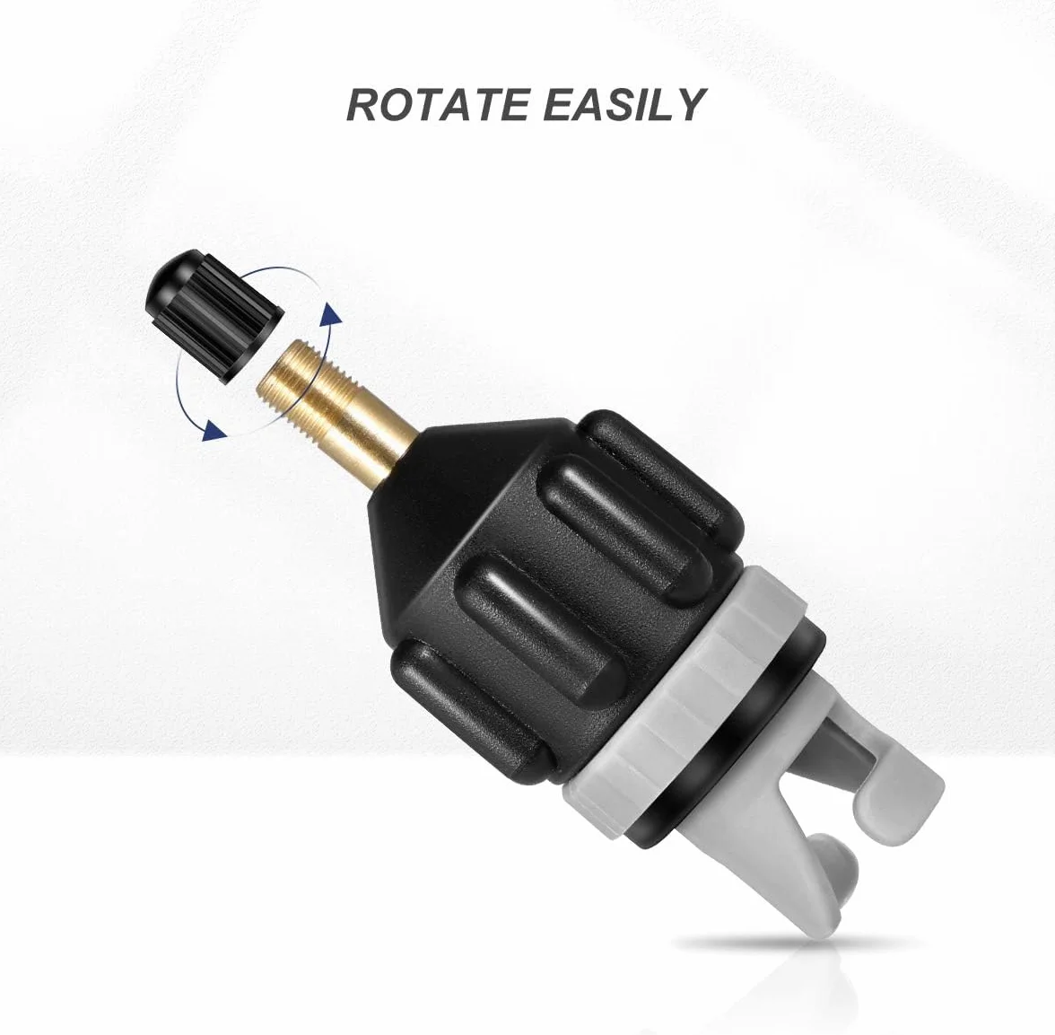 Adaptador Válvula para Bomba de Aire Inflable para Canoa, Paddle Board, Bote Inflable, Kayak