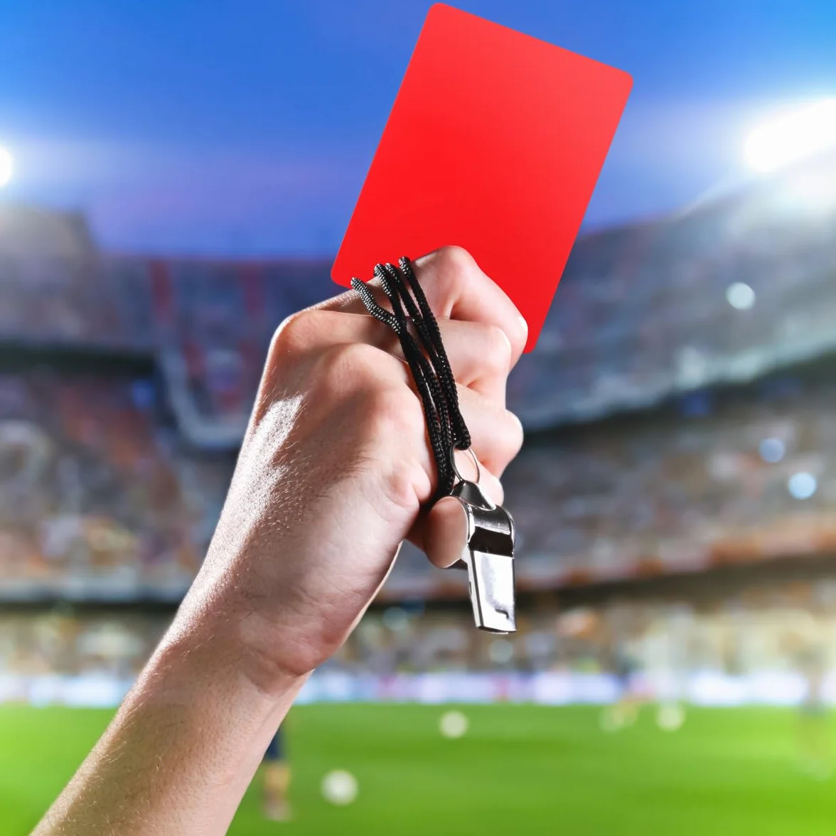 Tarjetas Arbitro Futbol Juego con Rojas y Amarillas
