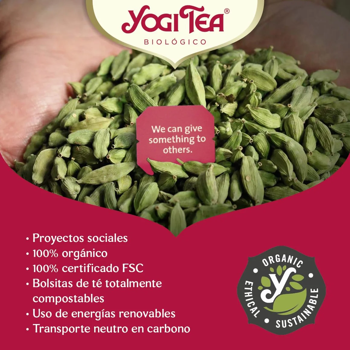 Yogi Tea - Equinácea - Infusión Ayurvédica - Mezcla de Equinácea, Rooibos y Cardamomo - Sin Cafeína - Pack de 3x17 bolsitas (51 bolsitas en total)