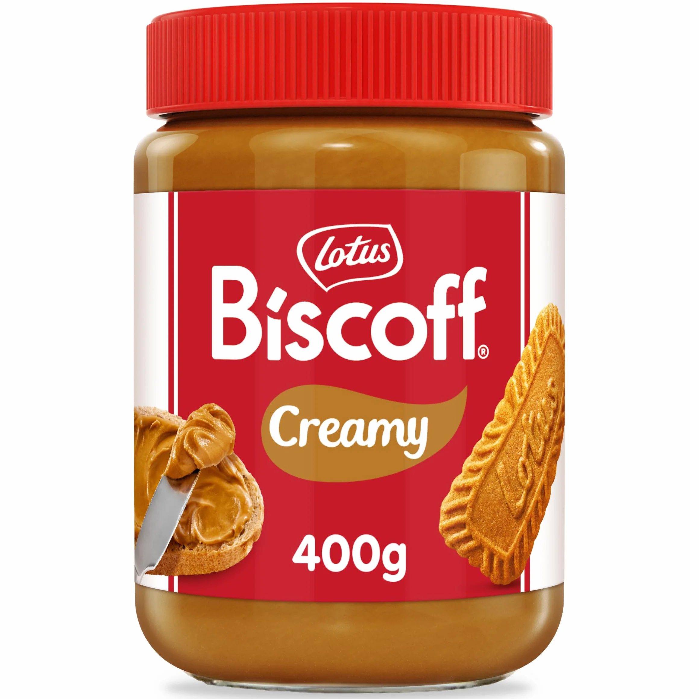 Lotus Biscoff | Crema para Untar | Original | Sabor Original Caramelizado | Vegano | Sin Aromas ni Colorantes Artificiales | Tarro PET | 400g