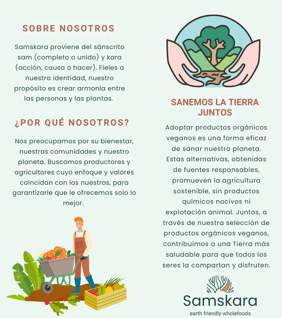 Baobab en Polvo BIO Ecologico | Calidad A+ 100% pura cruda, fuente de Vit C, Calcio, Colageno natural | SAMSKARA | Organic Baobab Powder (500gr x 1 pack) - Envasado en 2025 Frescura garantizada