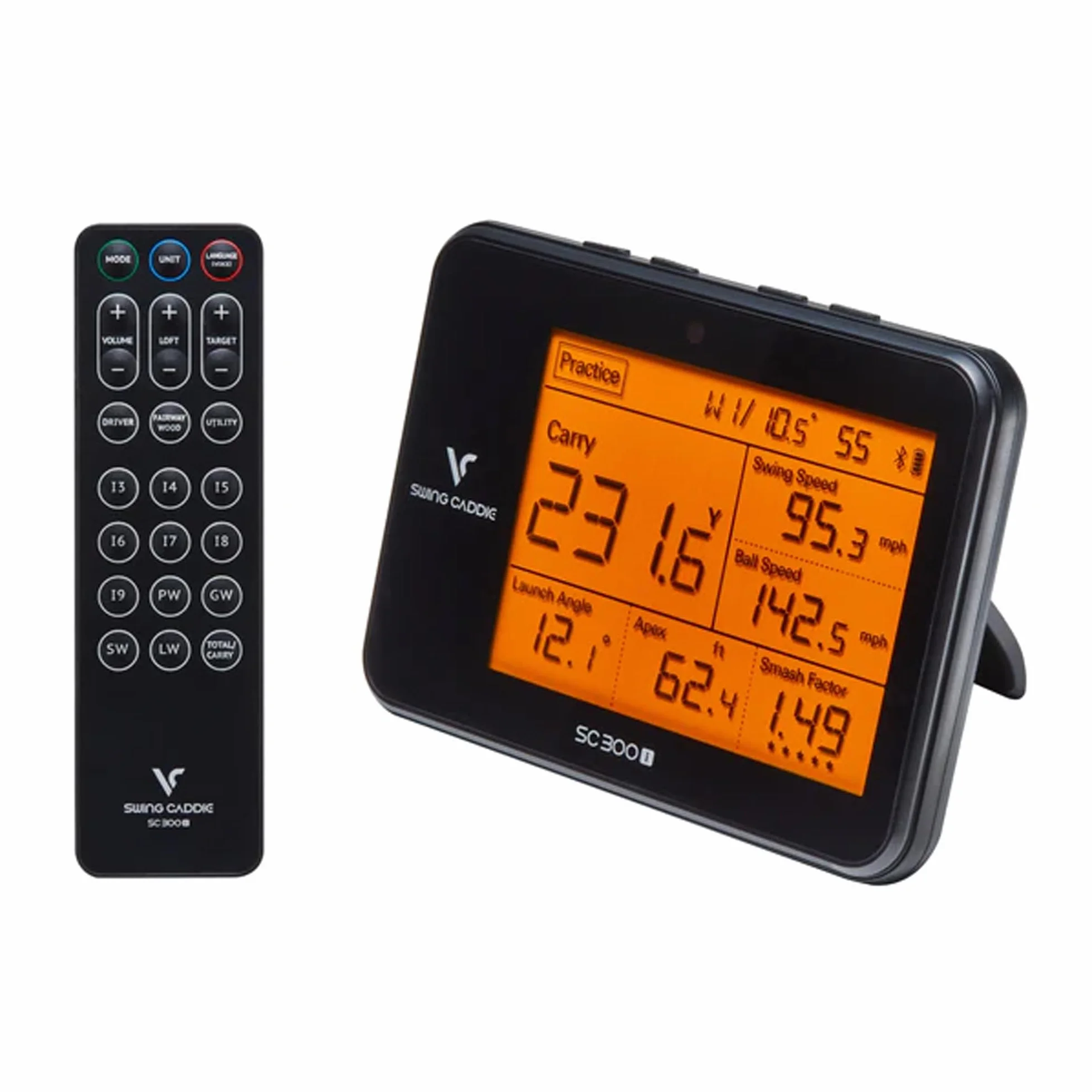 VOICE CADDIE Monitor de lanzamiento de golf portátil Voice Sc300I (2021)