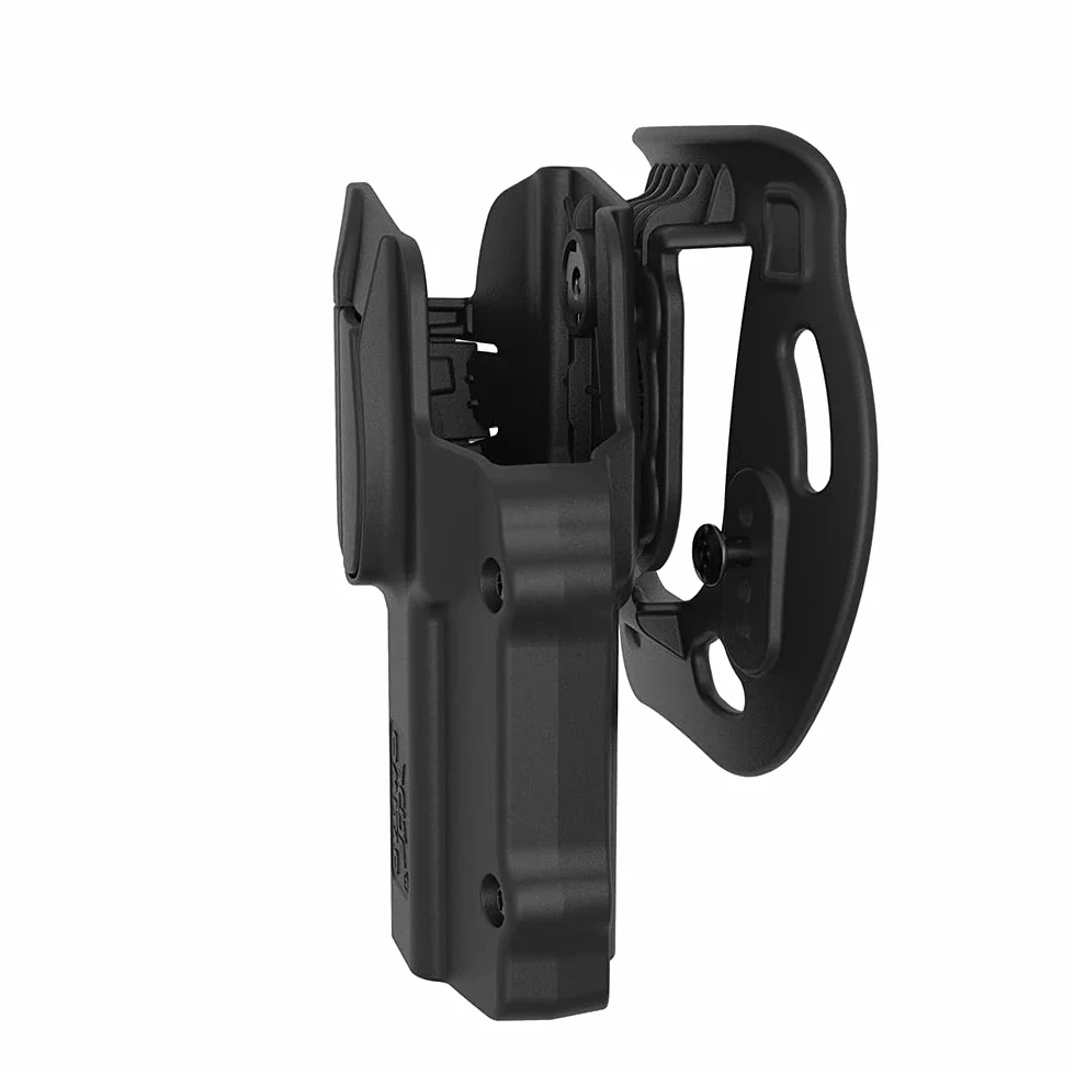 Beretta 92 Funda de polímero OWB para pistola militar, cinturón exterior táctico, abierta para diestros negro