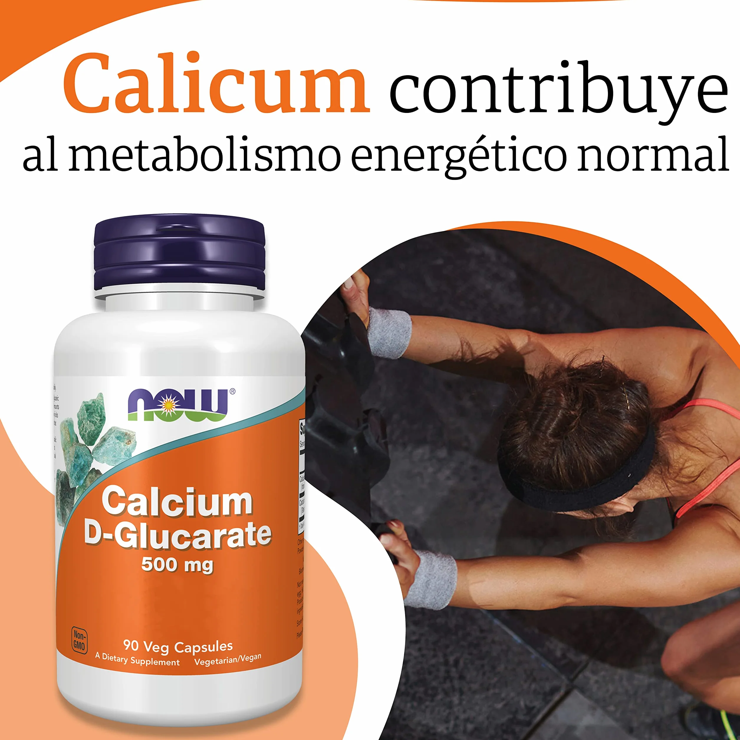 Now Foods, Calcium Citrate, Polvo Puro, 227g, Probado en Laboratorio, Calcio, Sin Soja, Sin Gluten, Vegetariano