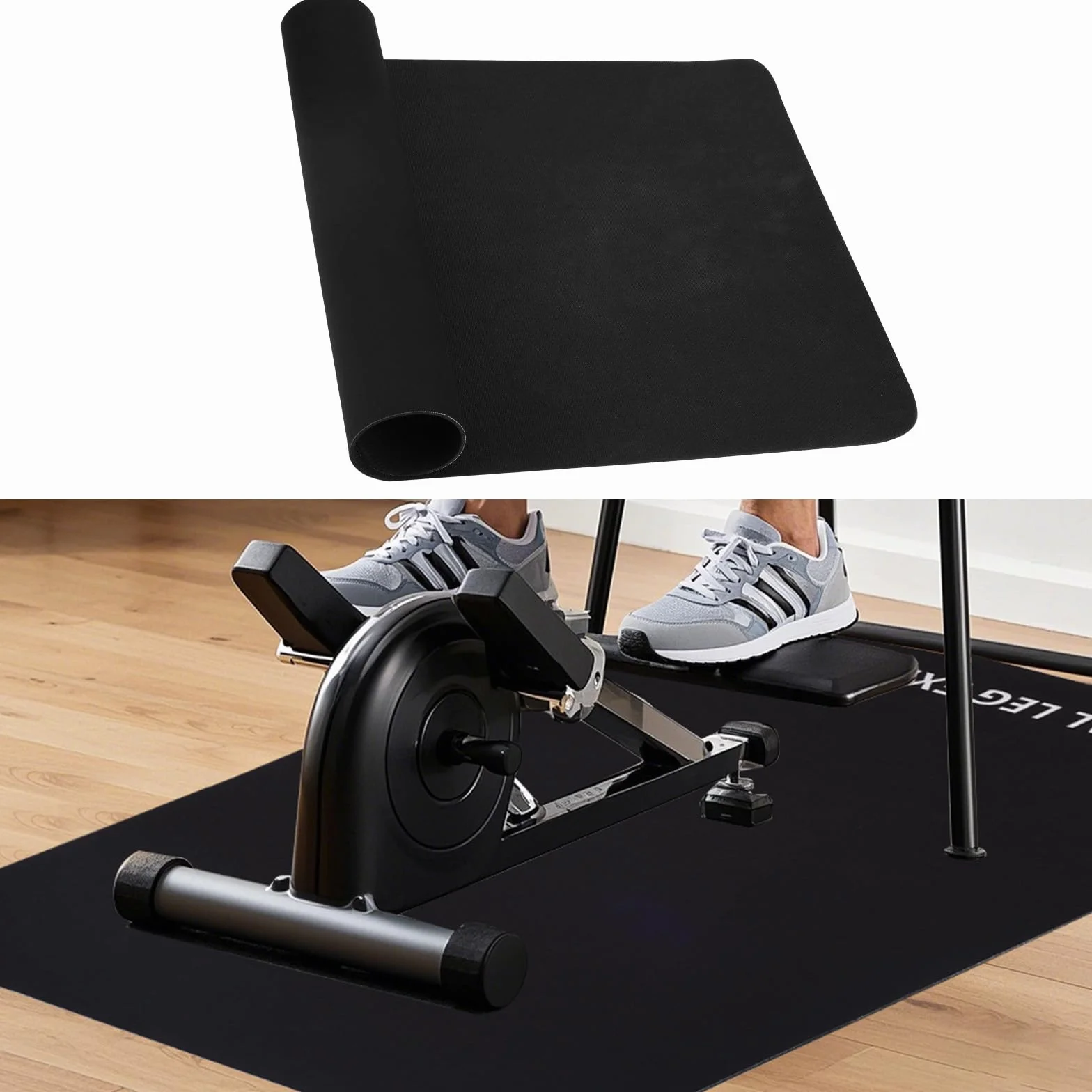 Gosknor Esterilla Elipse Antideslizante 60x40cm para Ejercicios de Piernas y Entrenamiento