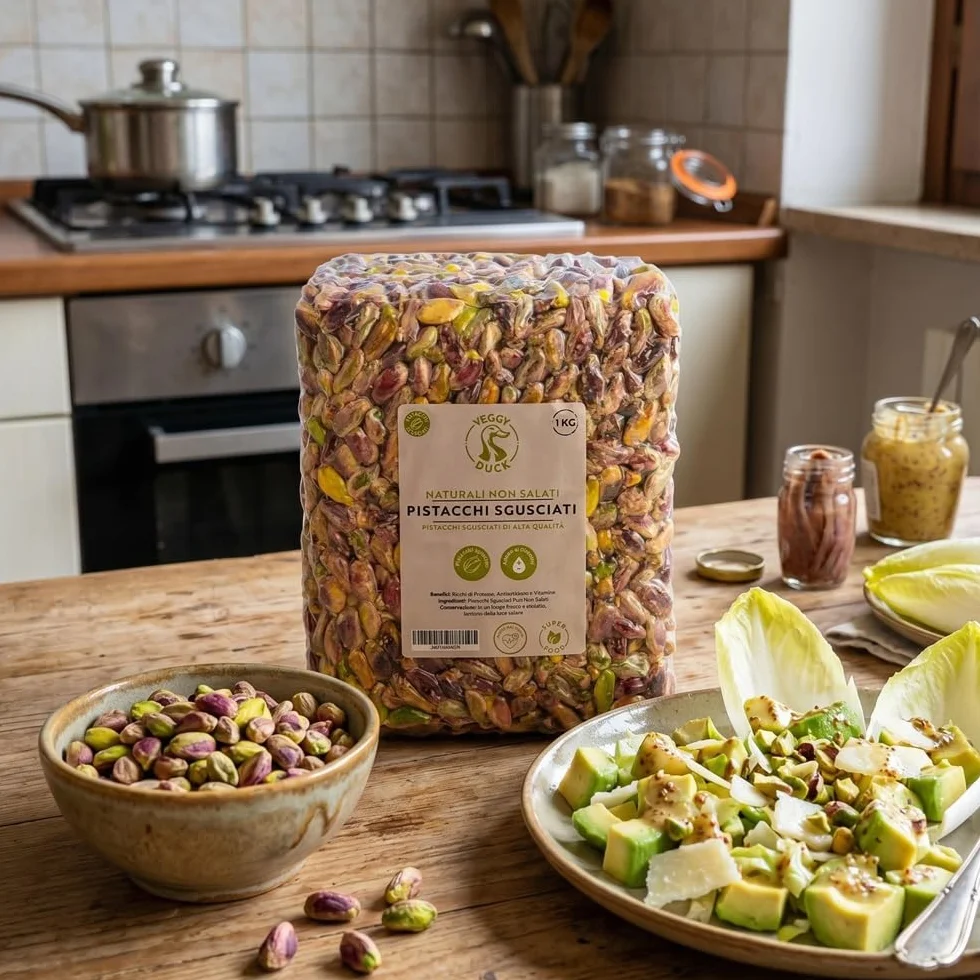 Veggy Duck - Pistachos sin Cáscara (1Kg) - Naturales | Sin Sal