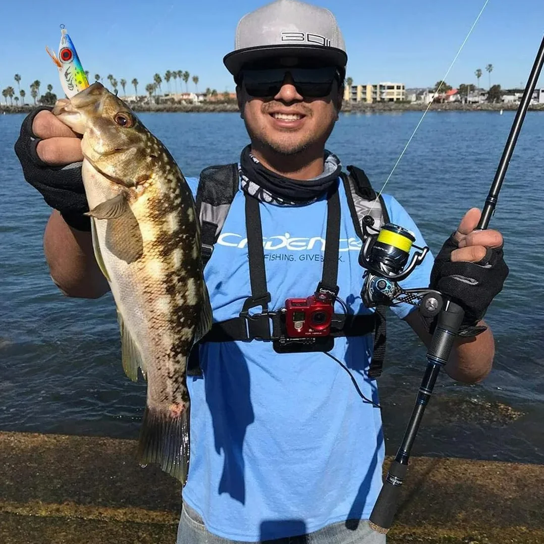 Señuelos de Pesca Artificial Calamar 4 Piezas Kit Cebo Duro Hundimiento Profundo