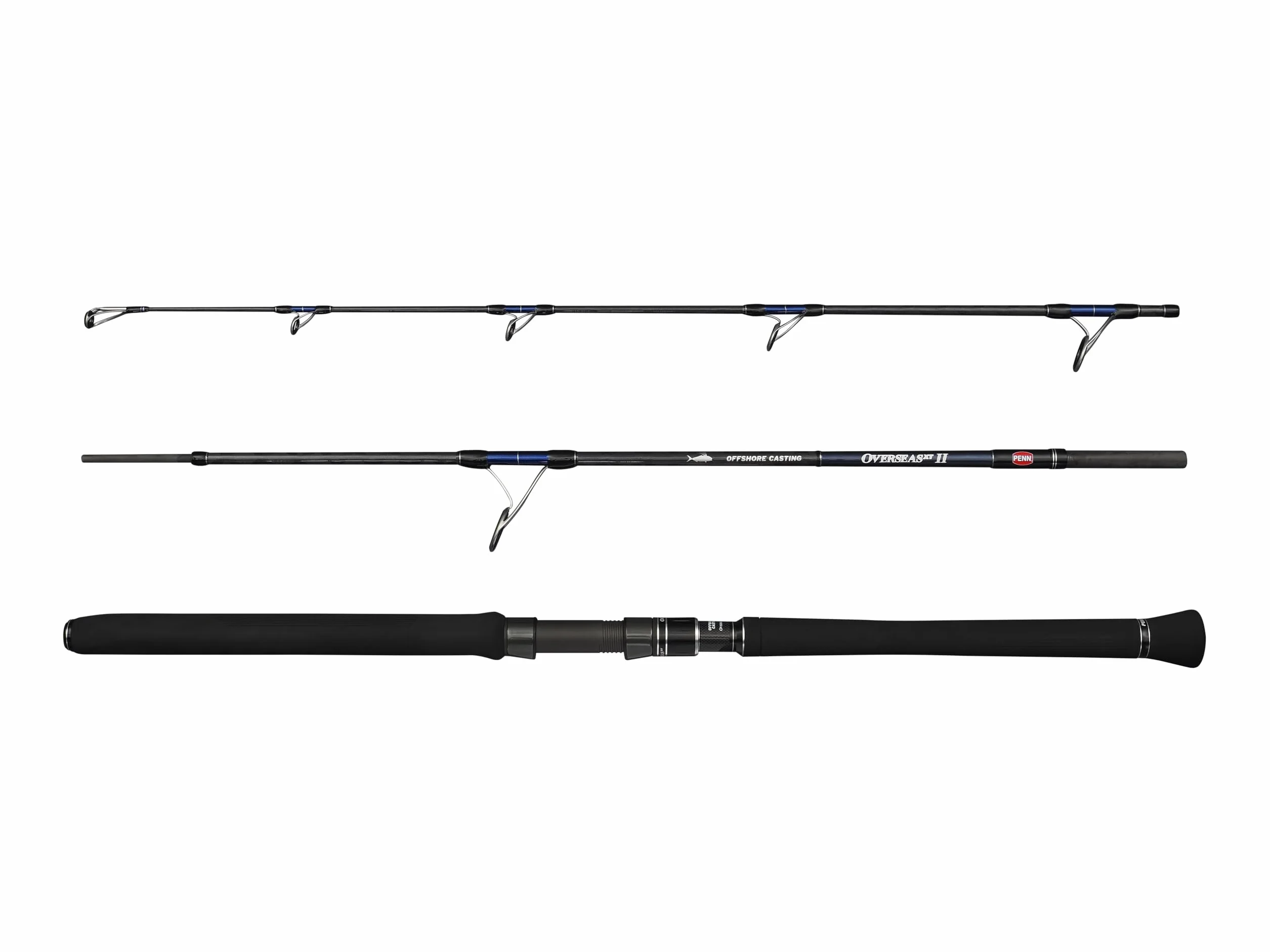 PENN Overseas XT II Offshore Casting Caña de Pescar para Agua Salada Atún Carbonero Pesca Deportiva