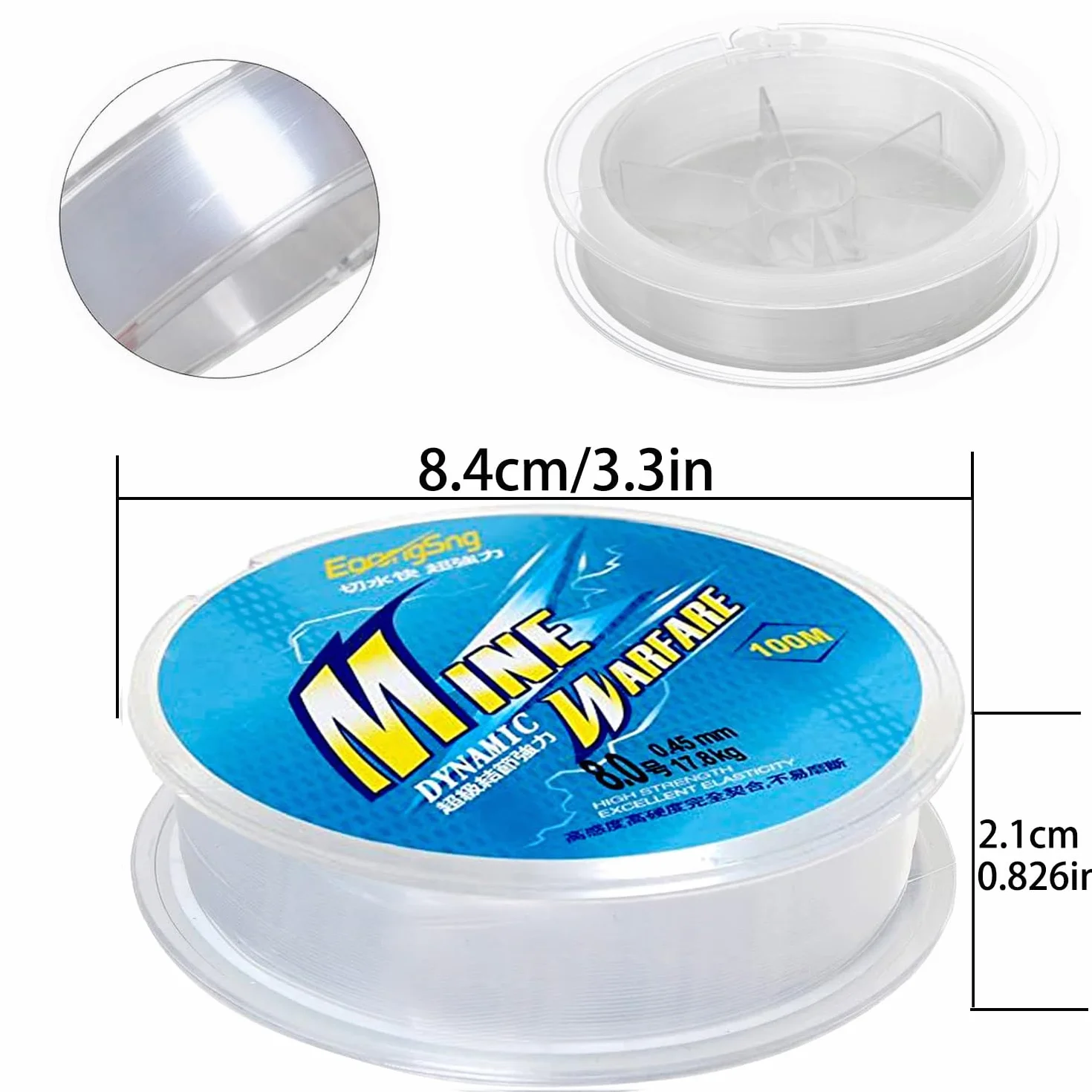 Hilo de Pesca Monofilamento 100 m