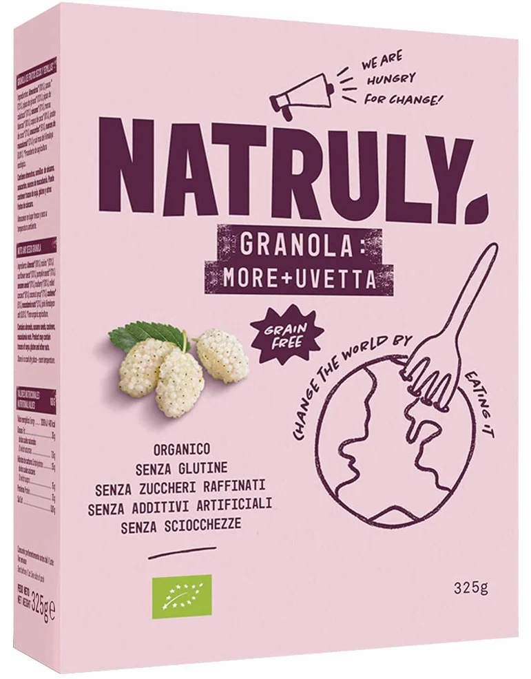 NOVA ENGEL Granola Orgánica Moras & Pasas 325 Gr