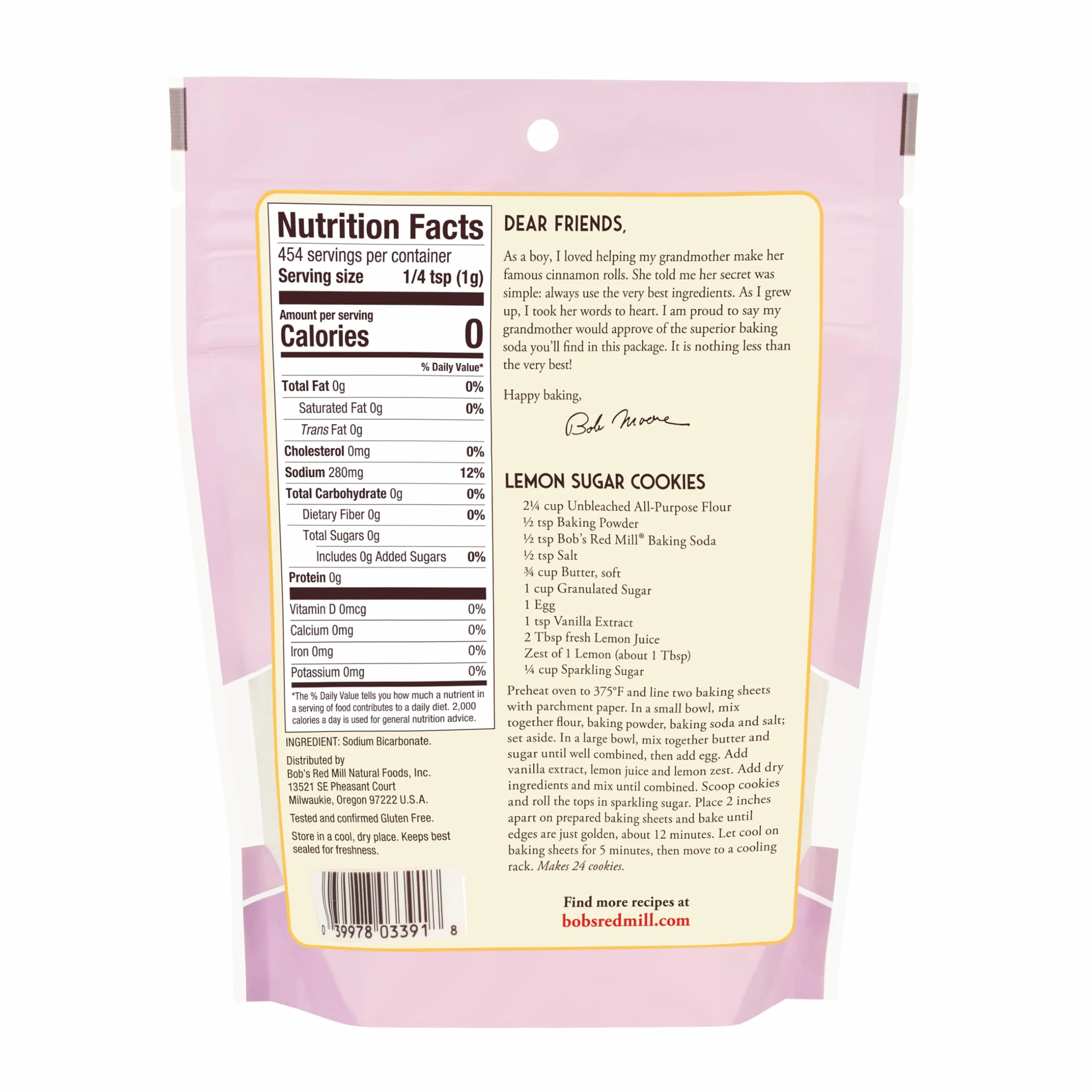 Bob's Red Mill Baking Soda, 16 Oz