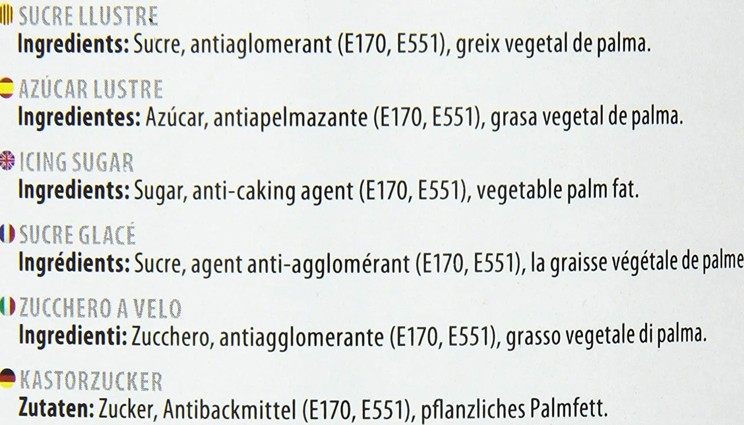 Sosa - Azúcar glaseado antihumedad (resistente a la humedad) - 750 g