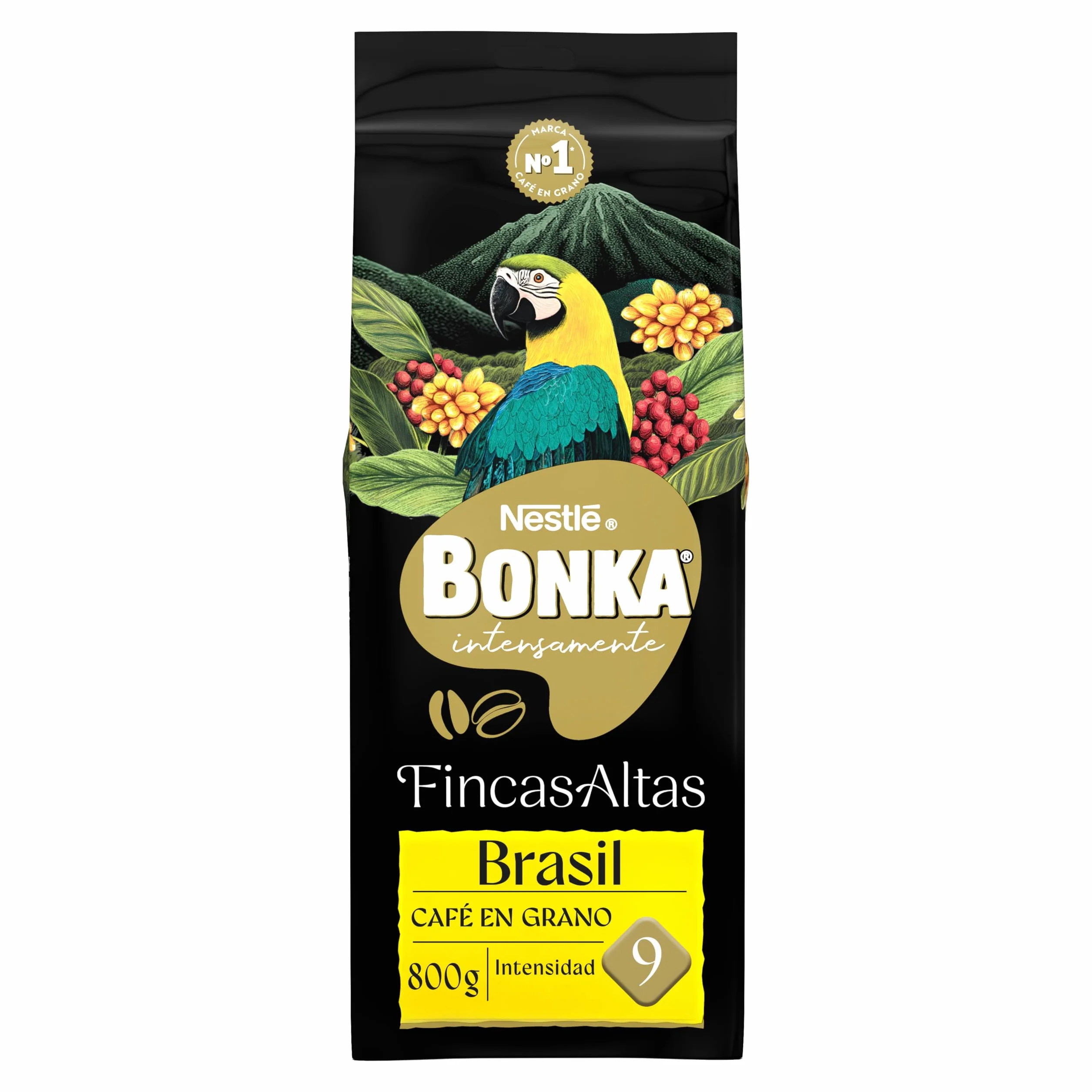 BONKA Cafe Grano Natural Arábica Brasil 800g