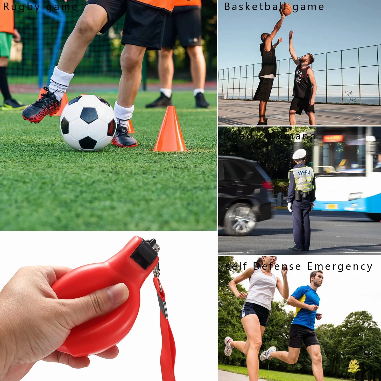 Silbatos de Árbitro de Mano, 2 Piezas, para Fútbol, Entrenamiento y Deportes