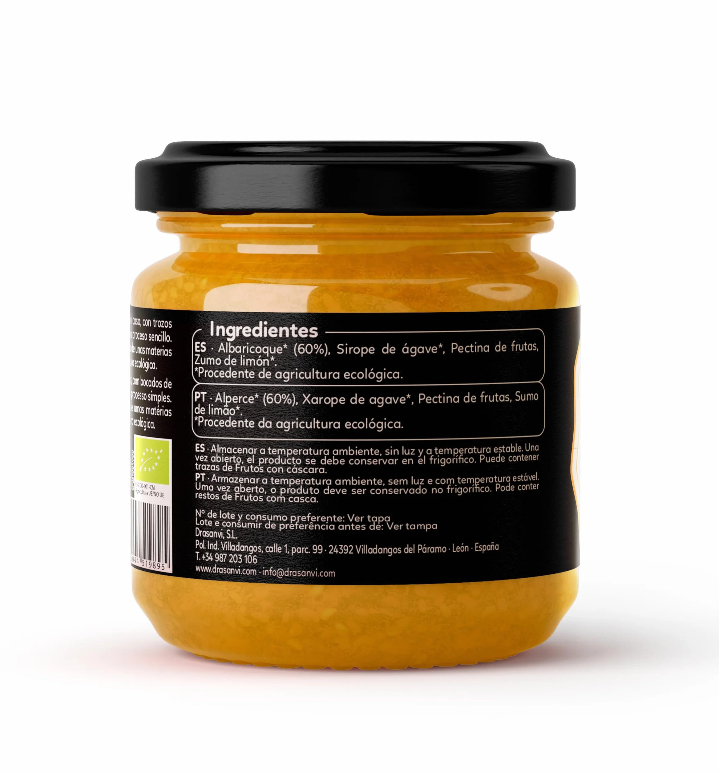 Drasanvi Mermelada Extra Albaricoque S/Azucar Bio 260G Ecosana 260 g