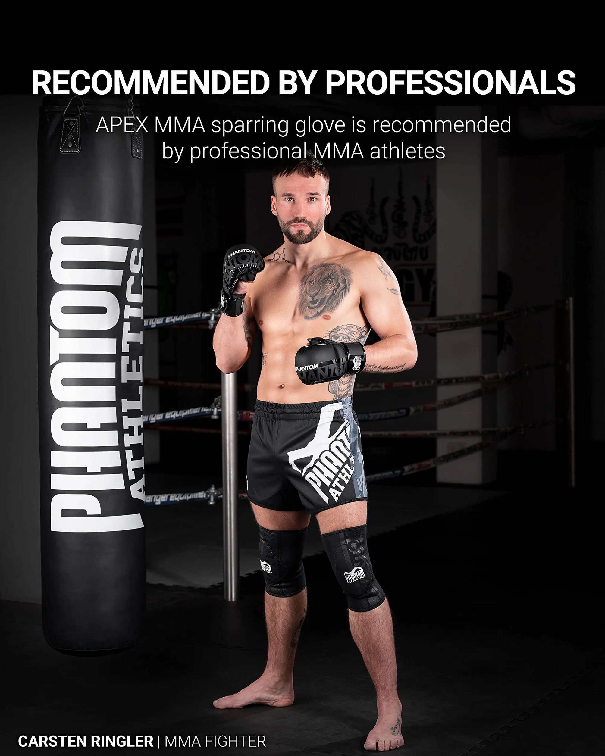 Phantom MMA APEX Guantes profesionales para artes marciales mixtas