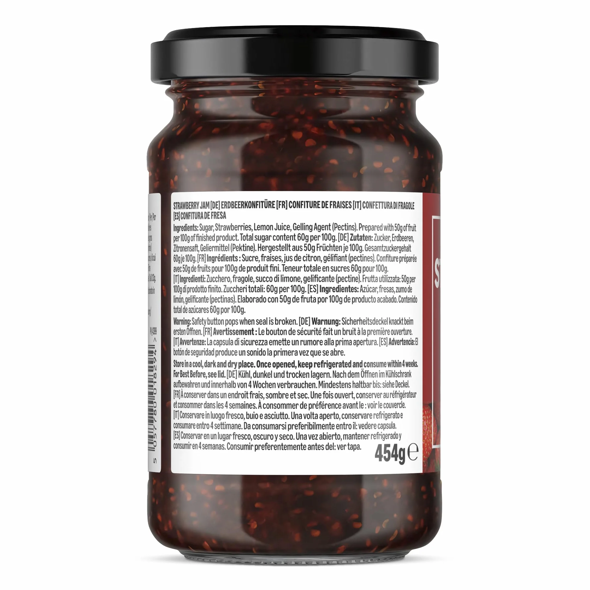 by Amazon Confitura De Fresa, 454g