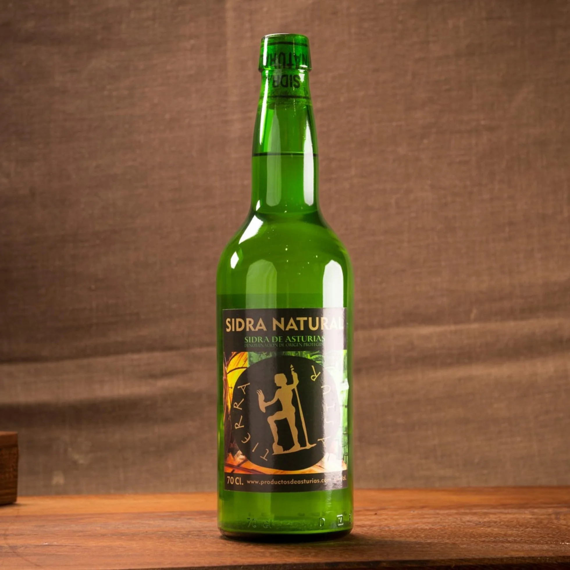 Sidra Asturiana DOP | Pack 6 Botellas 70 cl de Sidra Asturiana – 100% Manzana de Asturiana, 6% Vol