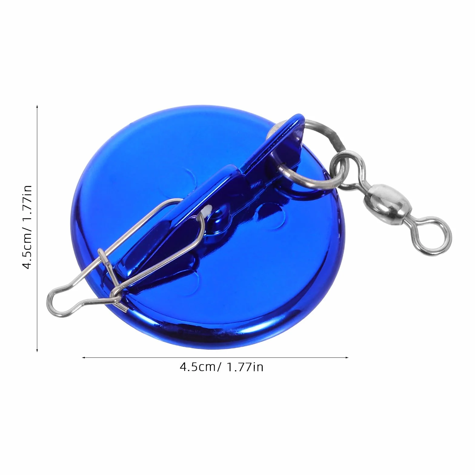 INOOMP Deeper Diver Disco de Pesca de precisión con eslabón Giratorio en Forma de 8 - Conectores de Cable de Grado Marino - Pieza de profundizador para Pesca en el mar