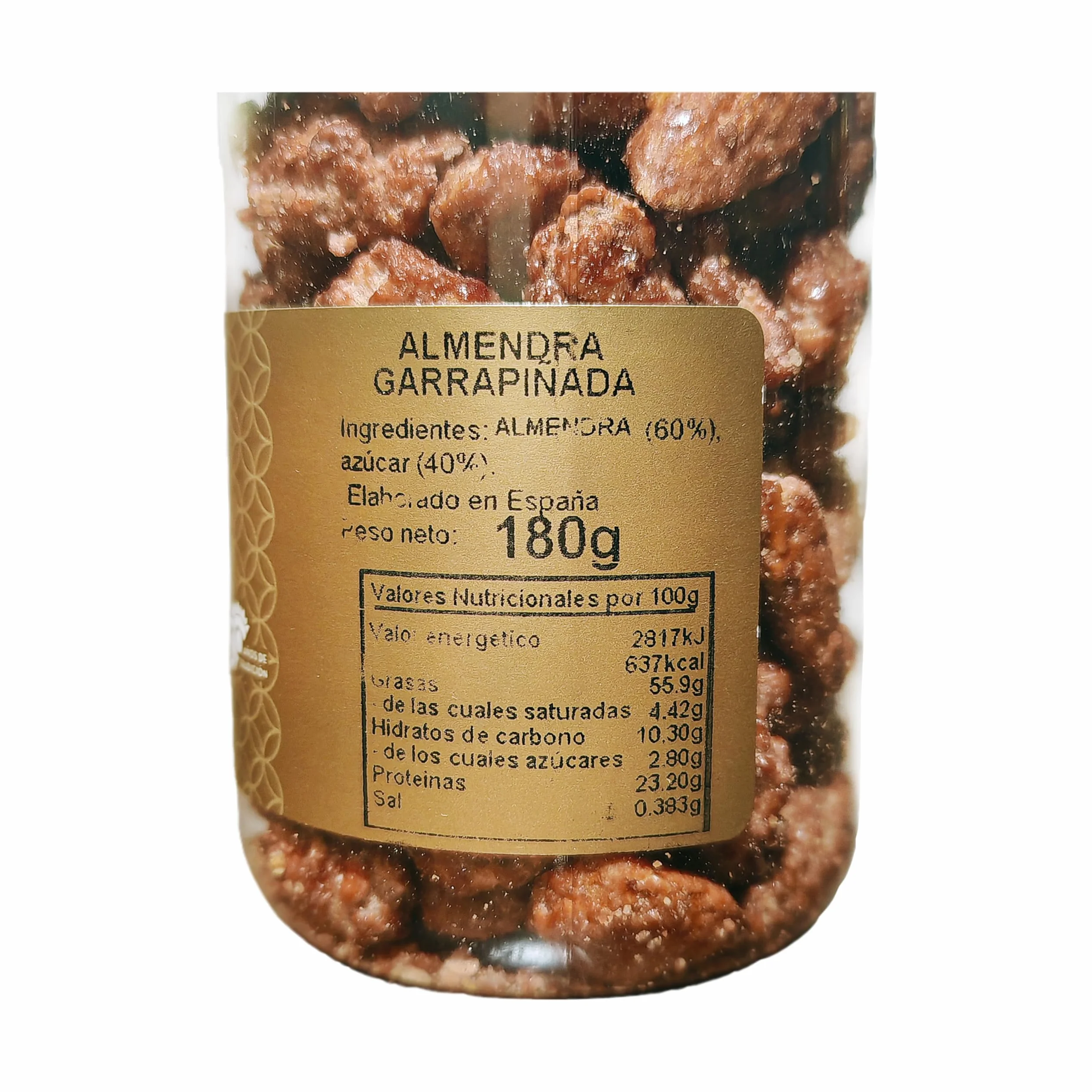 Almendra garrapiñada. Pack de 3 unidades. Marca Frutos secos Auro