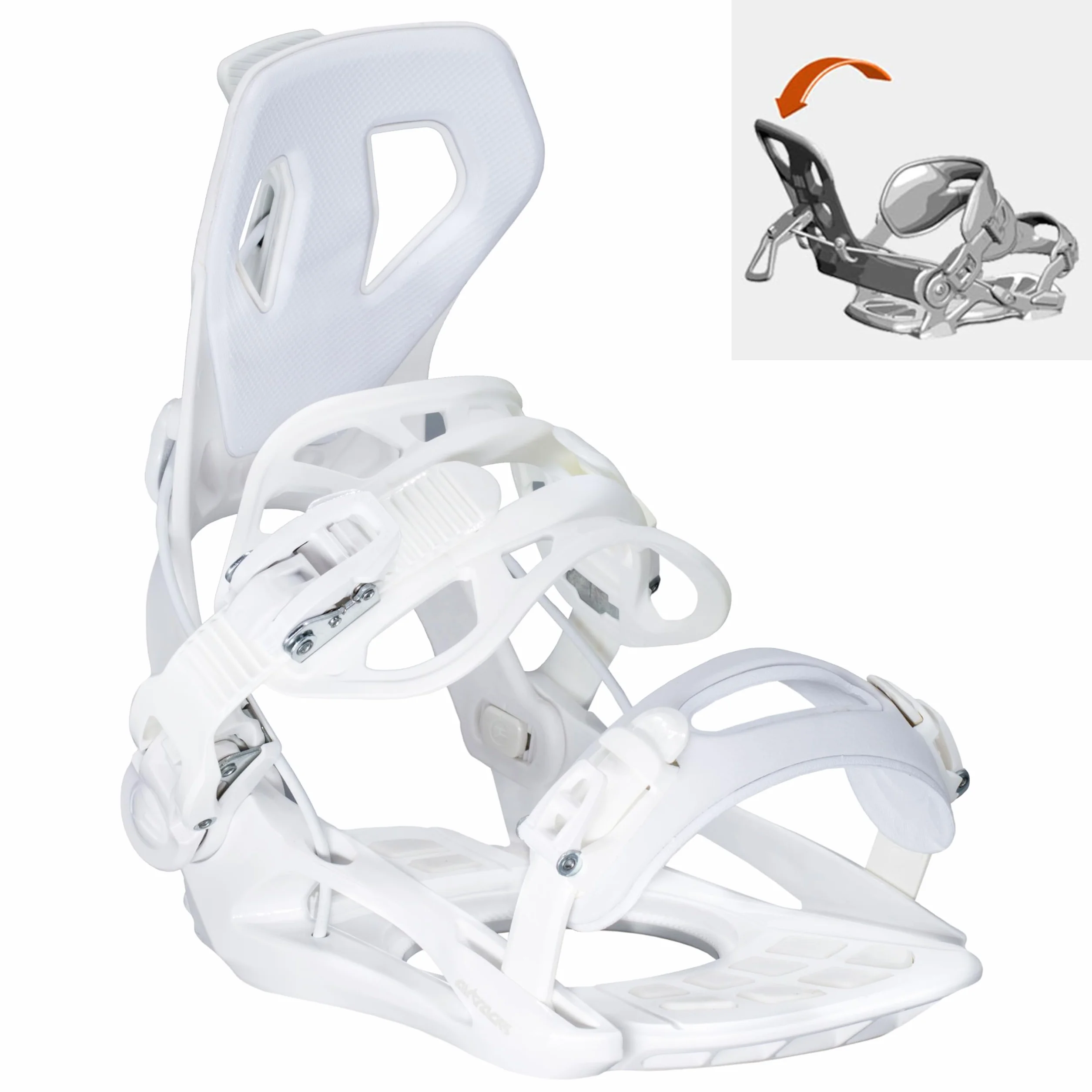 Fastec Airtracks Master W Pro Fijaciones para snowboard S M L