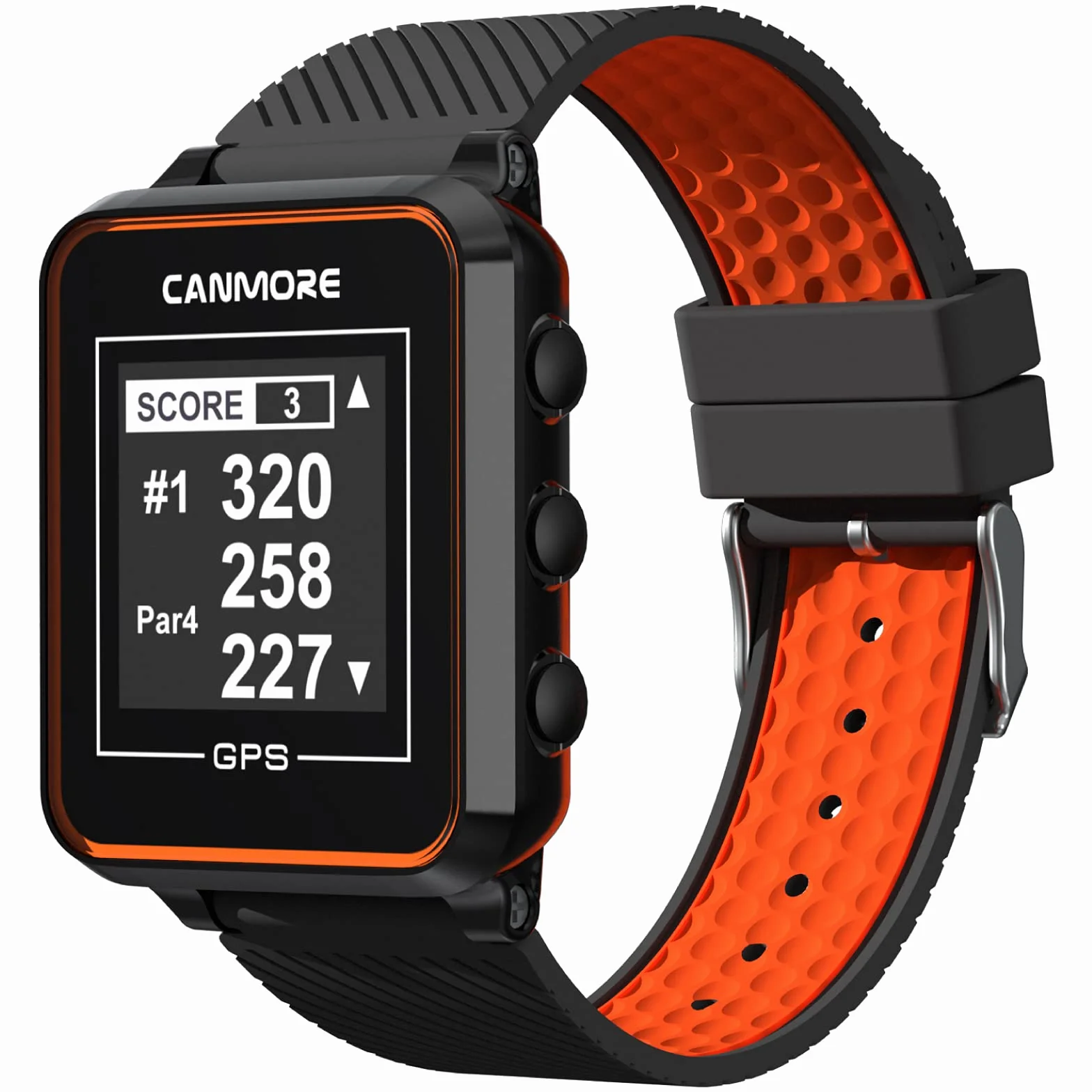 CANMORE TW356 GPS Reloj Golf Hombre Mujer 41.000 Campos Precargados Ligero Naranja