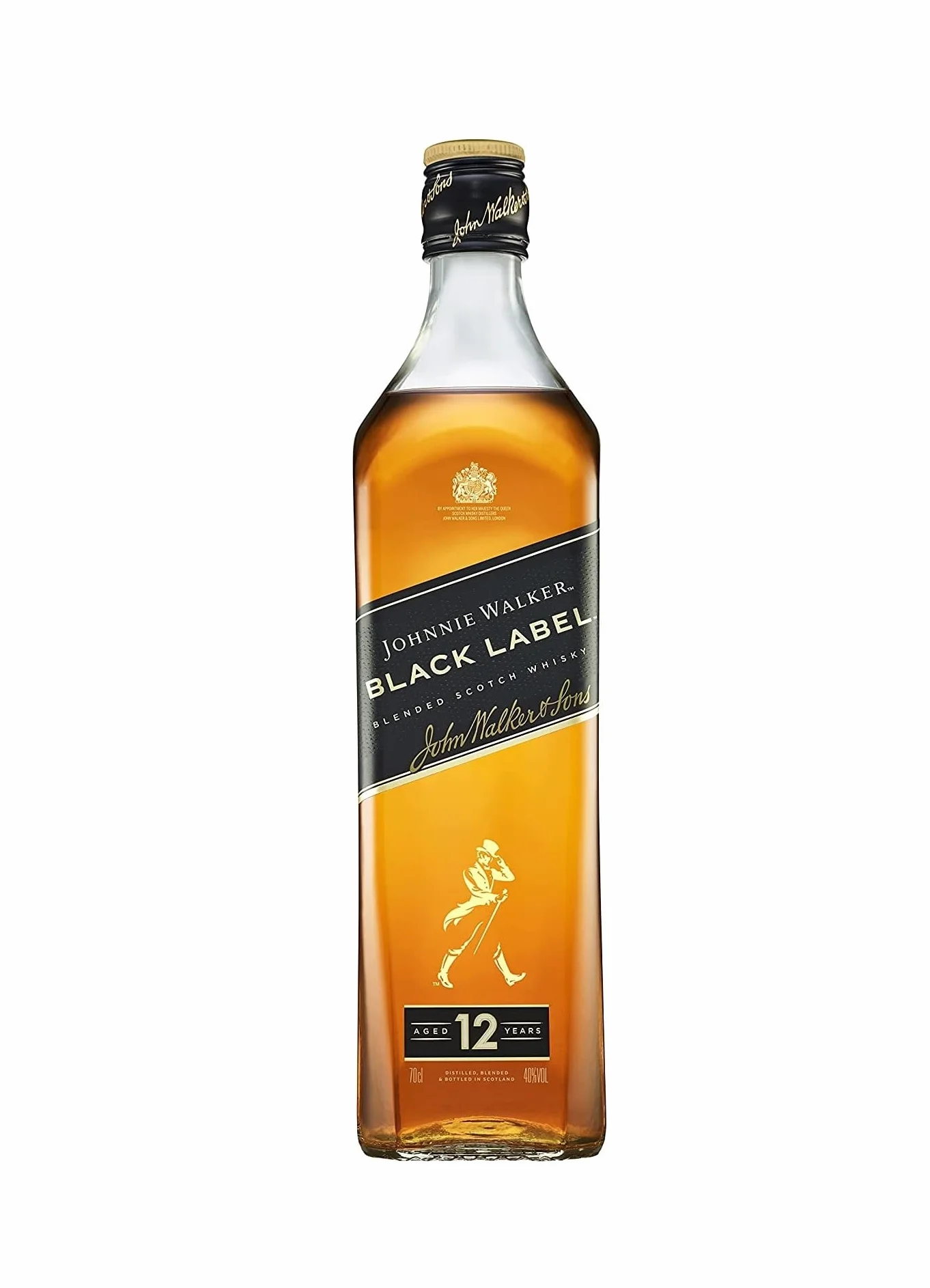 Johnnie Walker Black Label Whisky Escocés Blended 12 Años 700 ml
