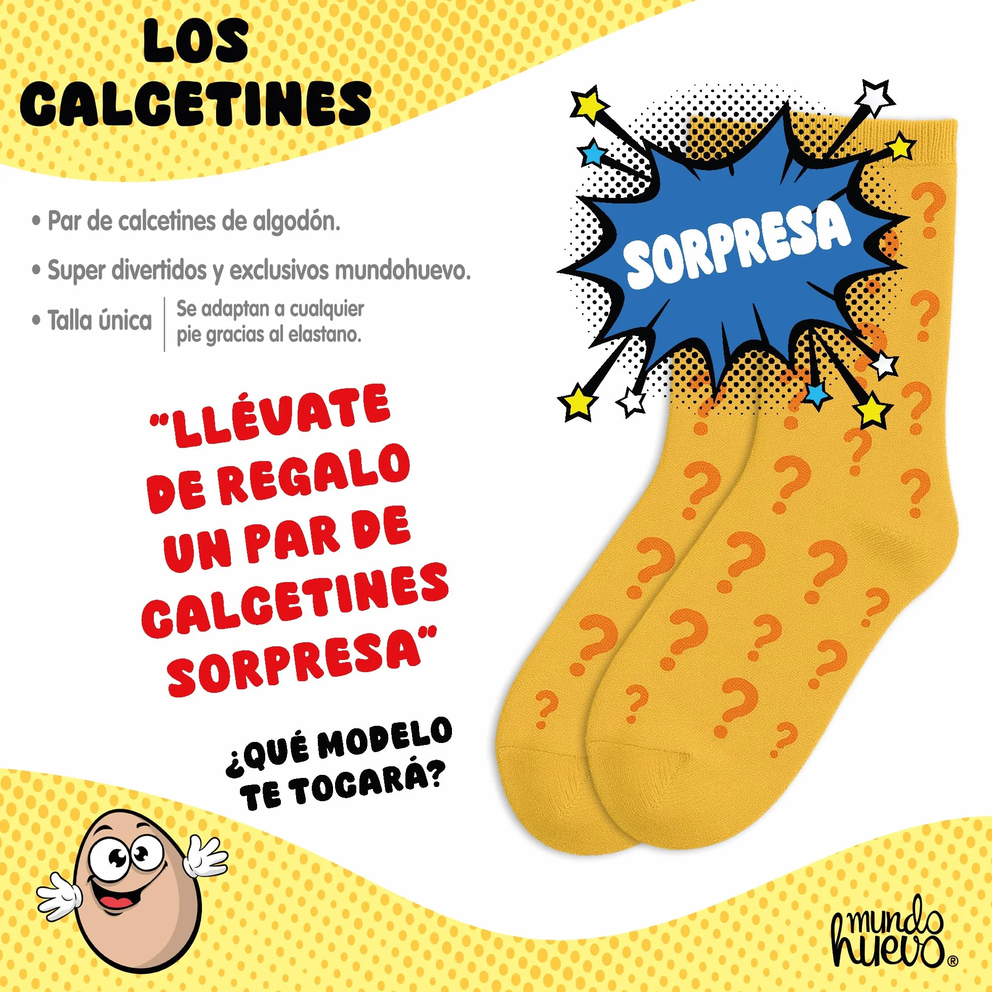 mundohuevo Regalo Divertido Dia del Padre | Taza Personalizada Papa TE Queremos UN Huevo, Caramelos de Broma PAPACOMPLEX y Calcetines Sorpresa.