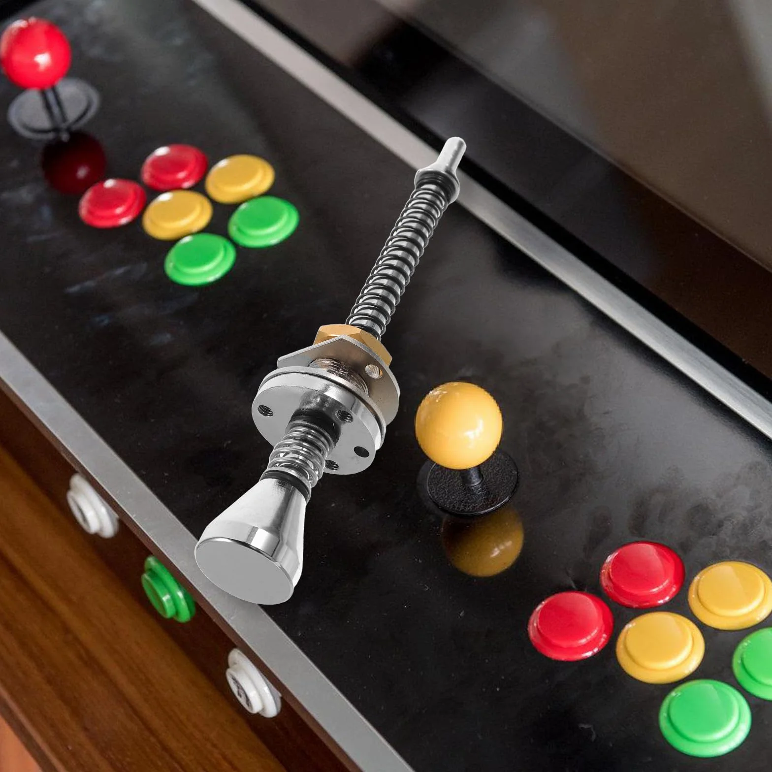 Happyyami Máquina Palanca de Pinball Aleación Varilla Juegos Entretenimiento