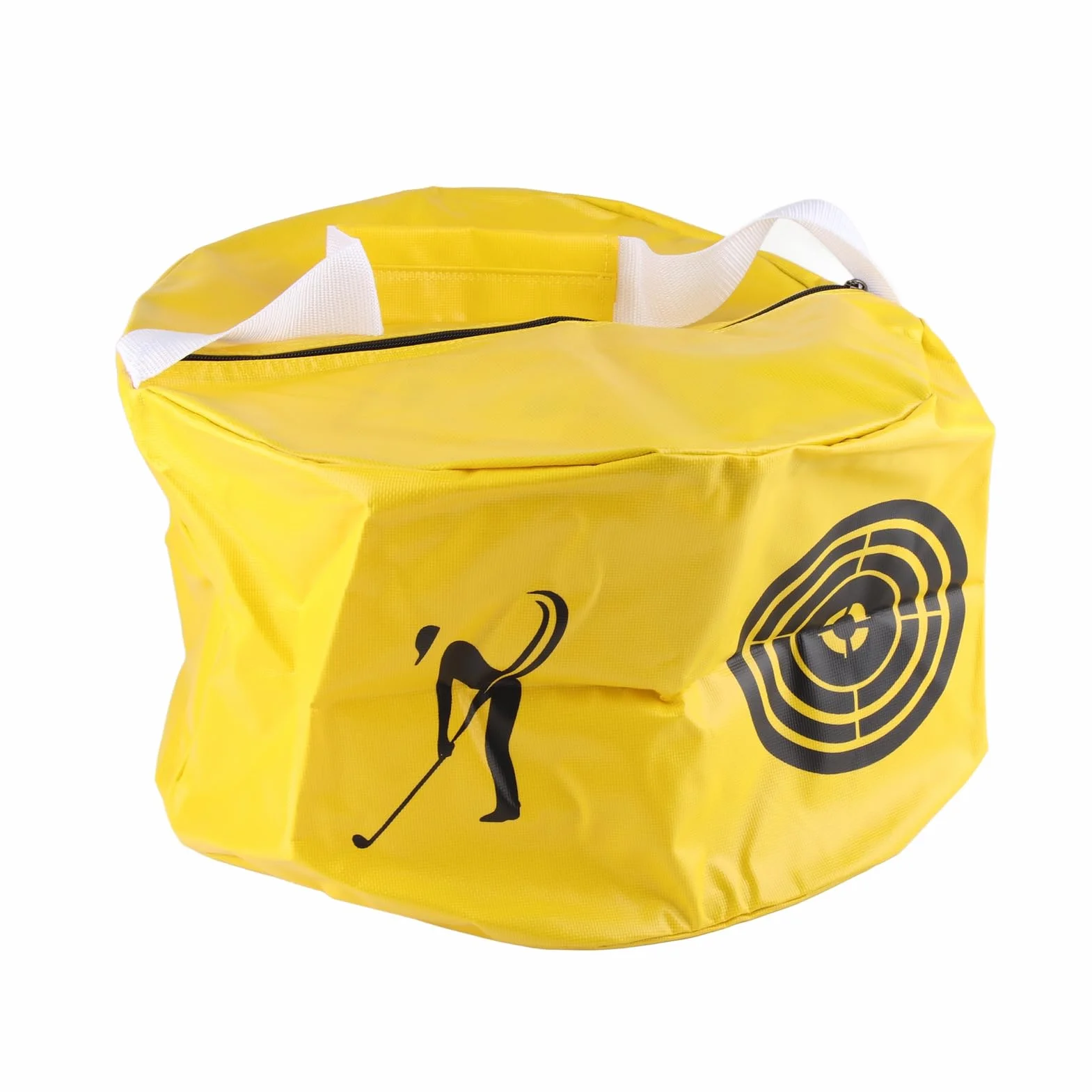 Bolsa de Impacto para Golf, Entrenador de Swing para Corregir Postura, Equipo de Práctica Portátil, Amarillo