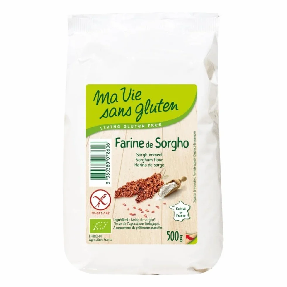 HARINA SORGO MA VIE SANS GLUTEN 500G, 500 gramo, 1
