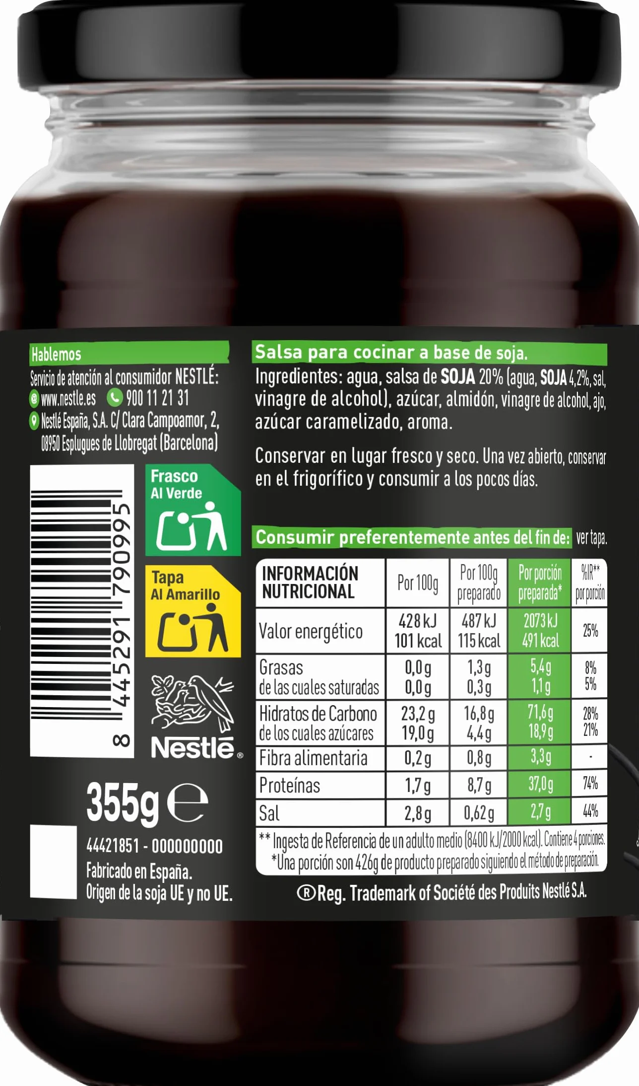 Maggi Salsa Asiática Teriyaki 6 x 355 g