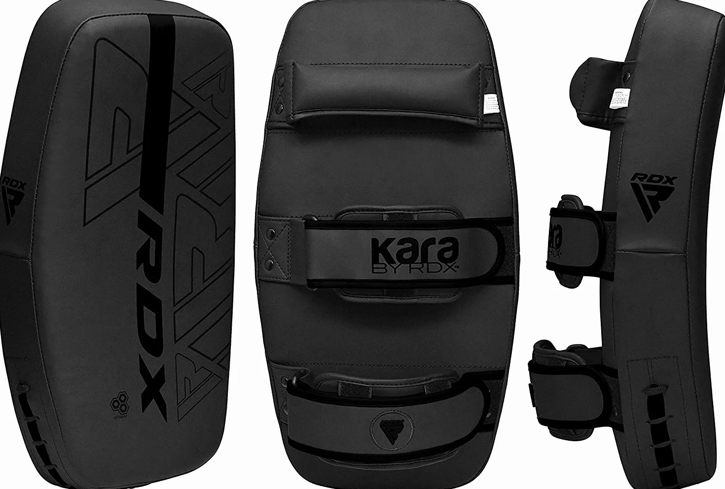 RDX Thai Pads Muay Thai Kick Boxing Entrenamiento Cuero Boxeo Almohadilla Escudo Manoplas MMA Kicking Sparring