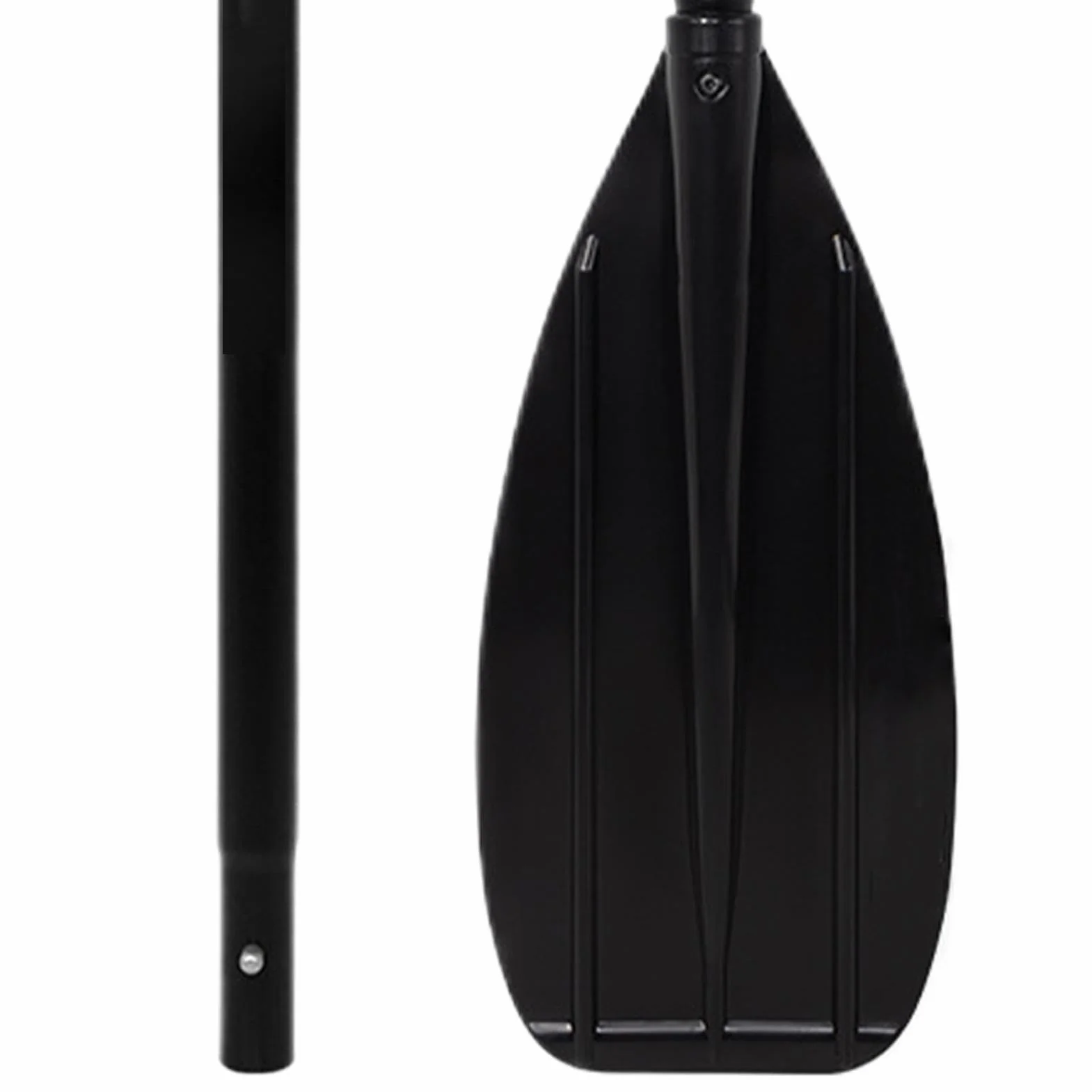 Paleta De Kayak Fibra De Carbono 2 Piezas Doble Cabezal Ligero Remos Kayak Timón Viajes Pesca Río Mar