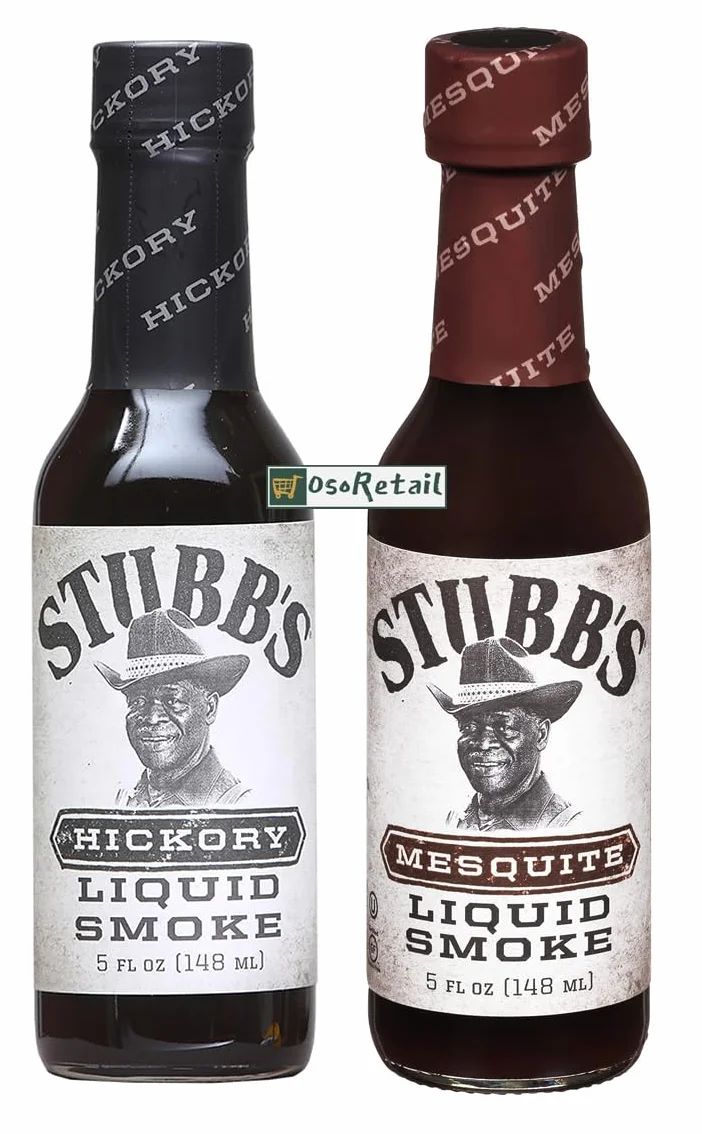 OsoRetail lote de Stubb's Hickory and Stubb's Mezquite (2 botellas de 148 ml)