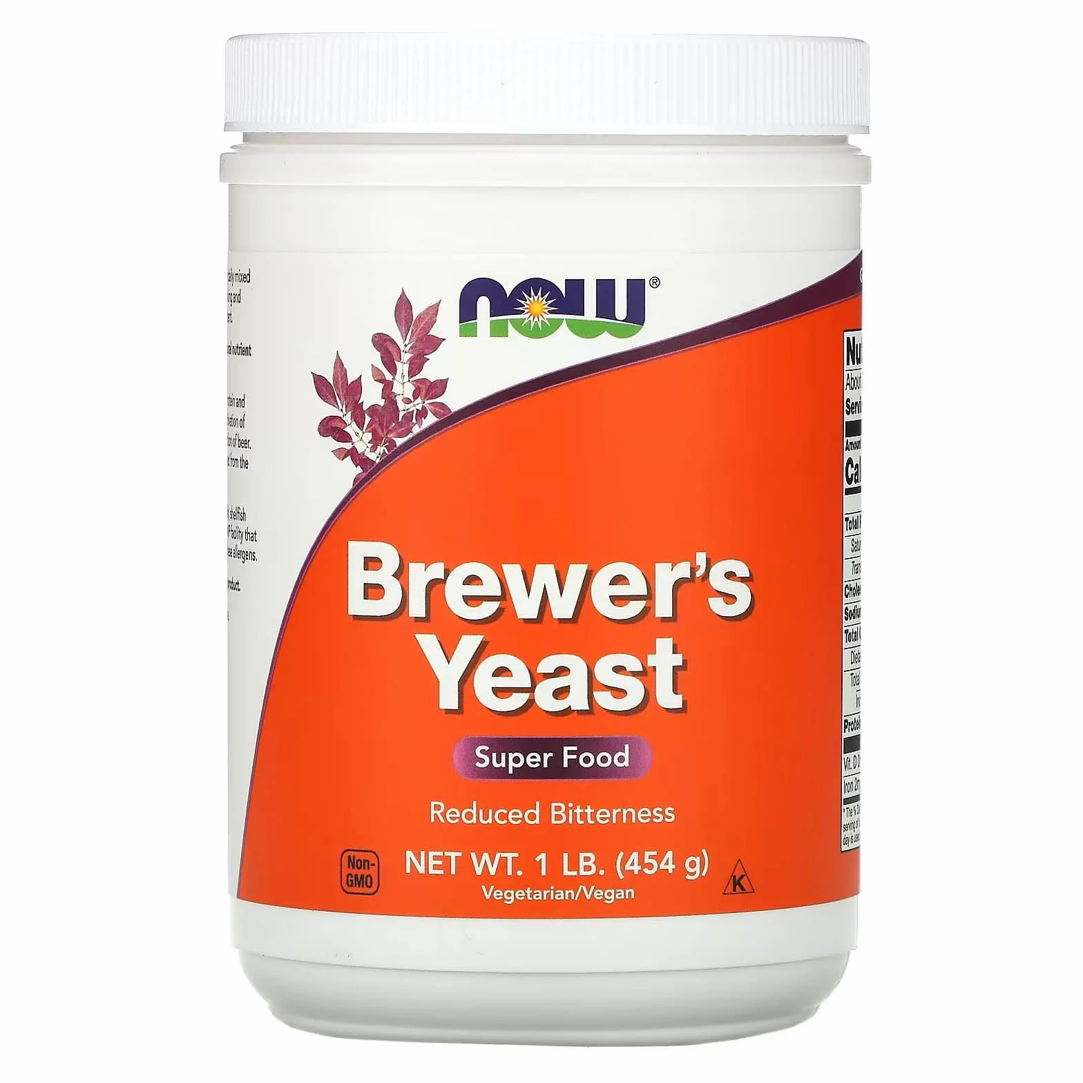 NOW Foods Brewer's Yeast, 1 Pound (Pack of 2)