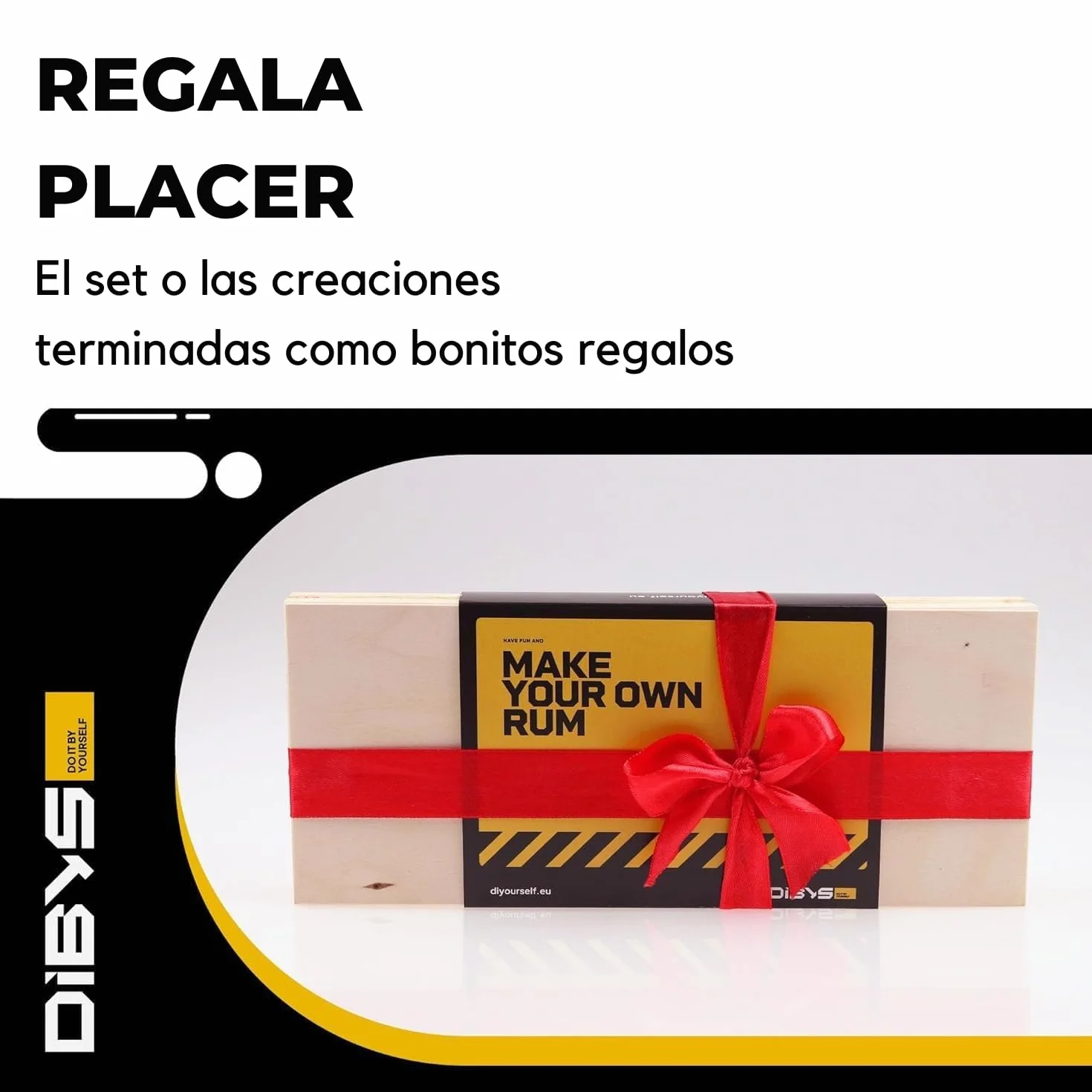 DIBYS Mini Ron Kit de Especias | 12 Botánicos para Infusión y Preparación de Cócteles | con 4 Recetas, Léxico y Elegante Caja | Set de Regalo para Hombres y Mujeres | Juego Hacer Ron en Casa