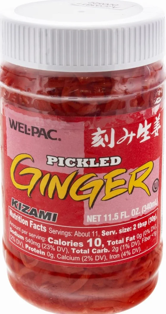 Wel Pac Jengibre en vinagre (Kizami Beni Shouga / Shoga) 340g