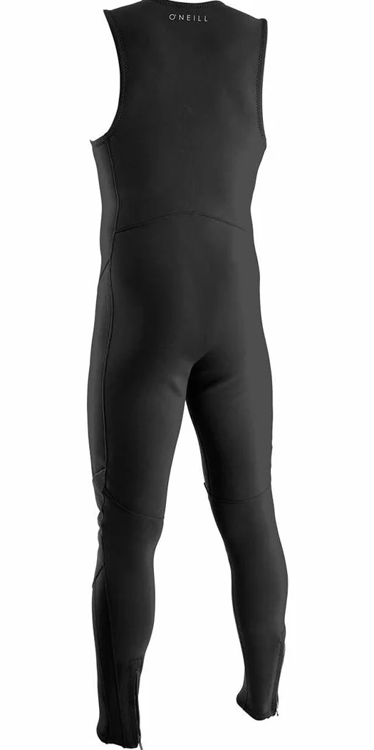 O'Neill Reactor II Neoprenanzug 2 mm Schwarz Front-Reißverschluss