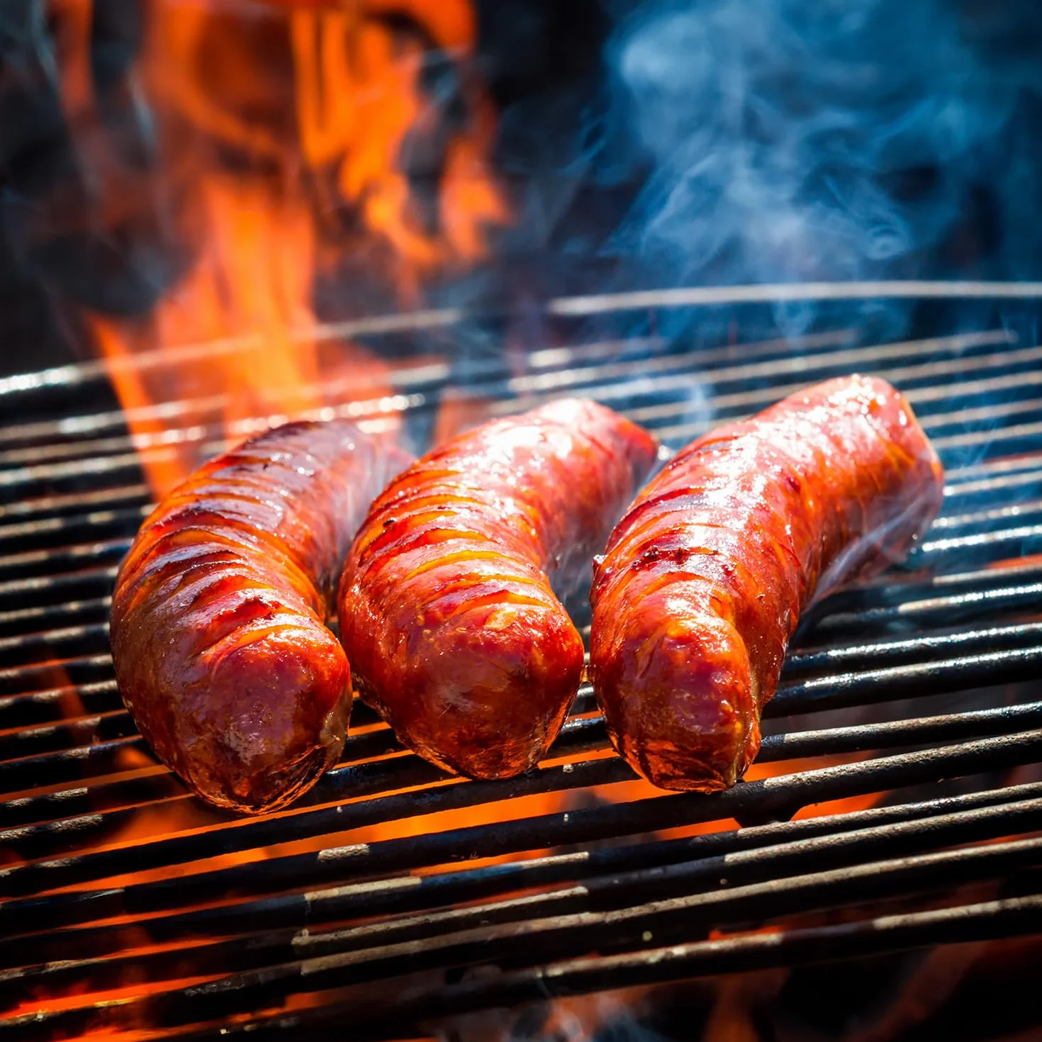 EMBUTIDOS LA PEPITA Pack Barbacoa Clásico (4 pax) 4 Hamburguesas mixta (vacuno/cerdo), 6 Chorizos Criollos, 1 Morcilla arroz, 8 Chorizos Rojos, 8 Salchichas Blancas Cerdo