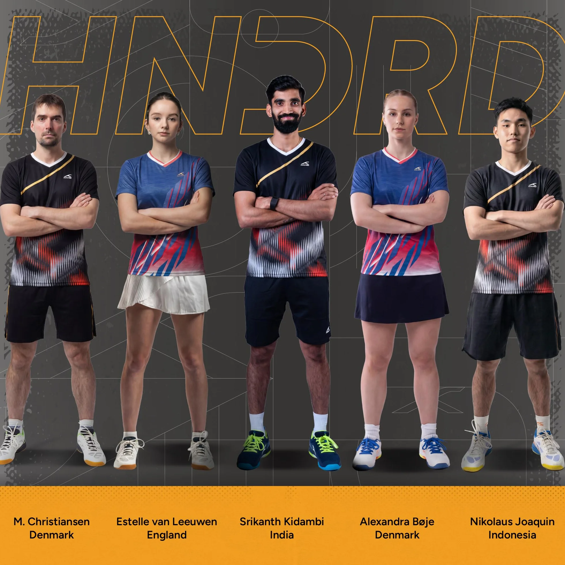 HUNDRED Powertek 200 Badminton Racket Unisex Adulto