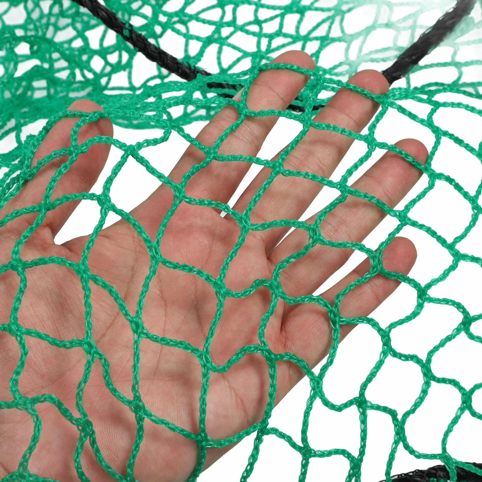 Red de Práctica de Béisbol 3x3m Polipropileno y Polietileno Verde para Campo Interior y Exterior