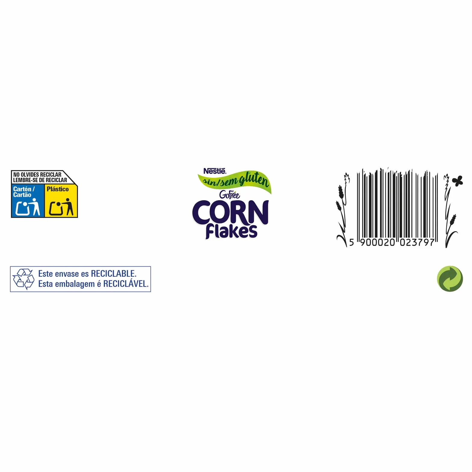 Cereales Nestlé Go Free - 1 paquete de 375 g