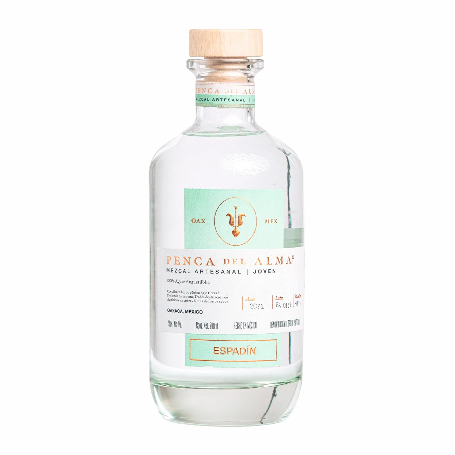 Mezcal Penca del Alma Espadín 100% Maguey 39% Vol. 70cl
