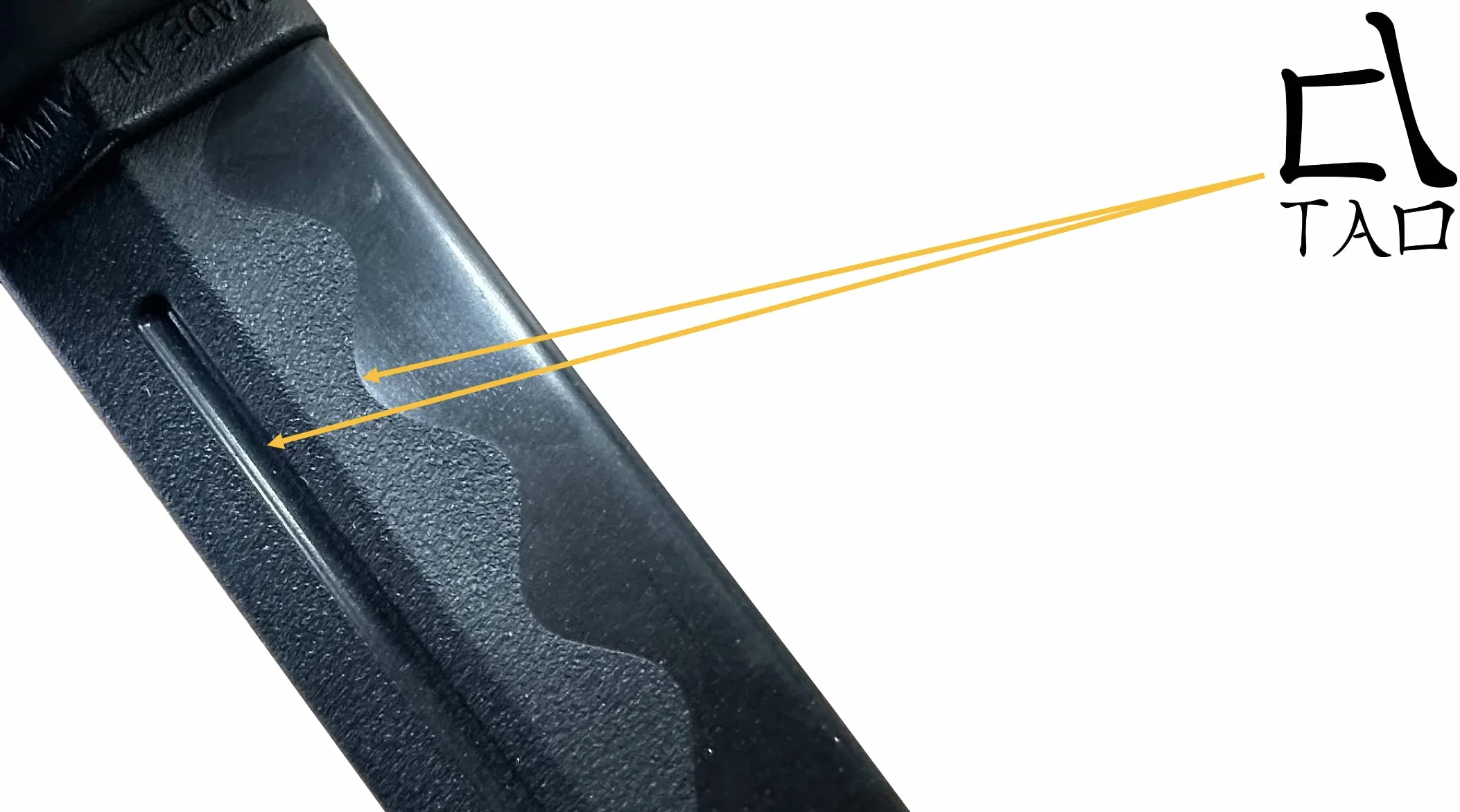 Wakizashi Espada de Entrenamiento Japonesa Polipropileno Tsuba 60 cm