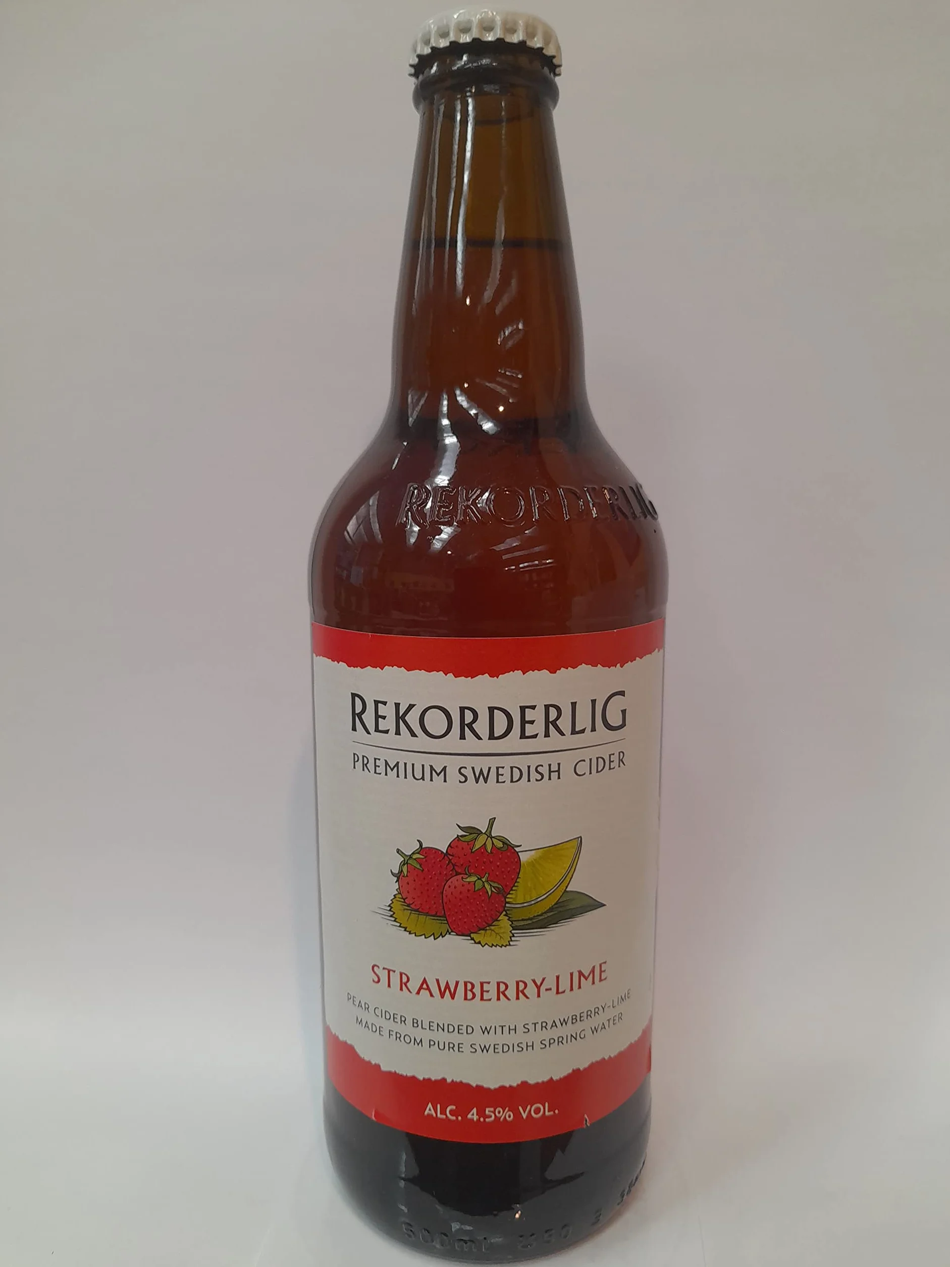 Sidra Sueca Rekorderlig Fresa y Lima 50Cl x 6 uds