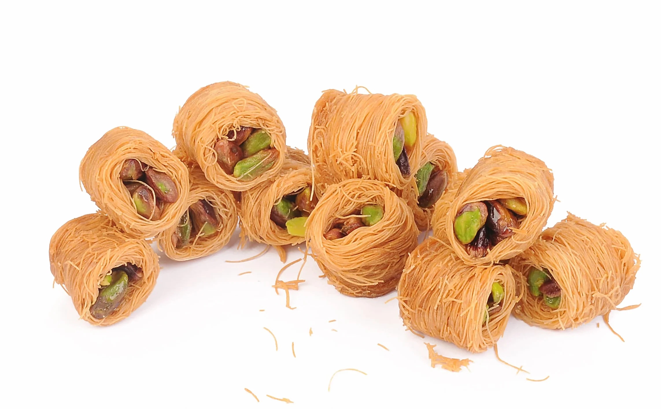 Mughe Gourmet - Caja de regalo elegante de surtido de postres de baklava - 500g/1.1lbs - Baklavas pistacho, anacardo, avellana en tamaño bocado - Dulces de baklawa perfectos para cumpleaños, Navidad